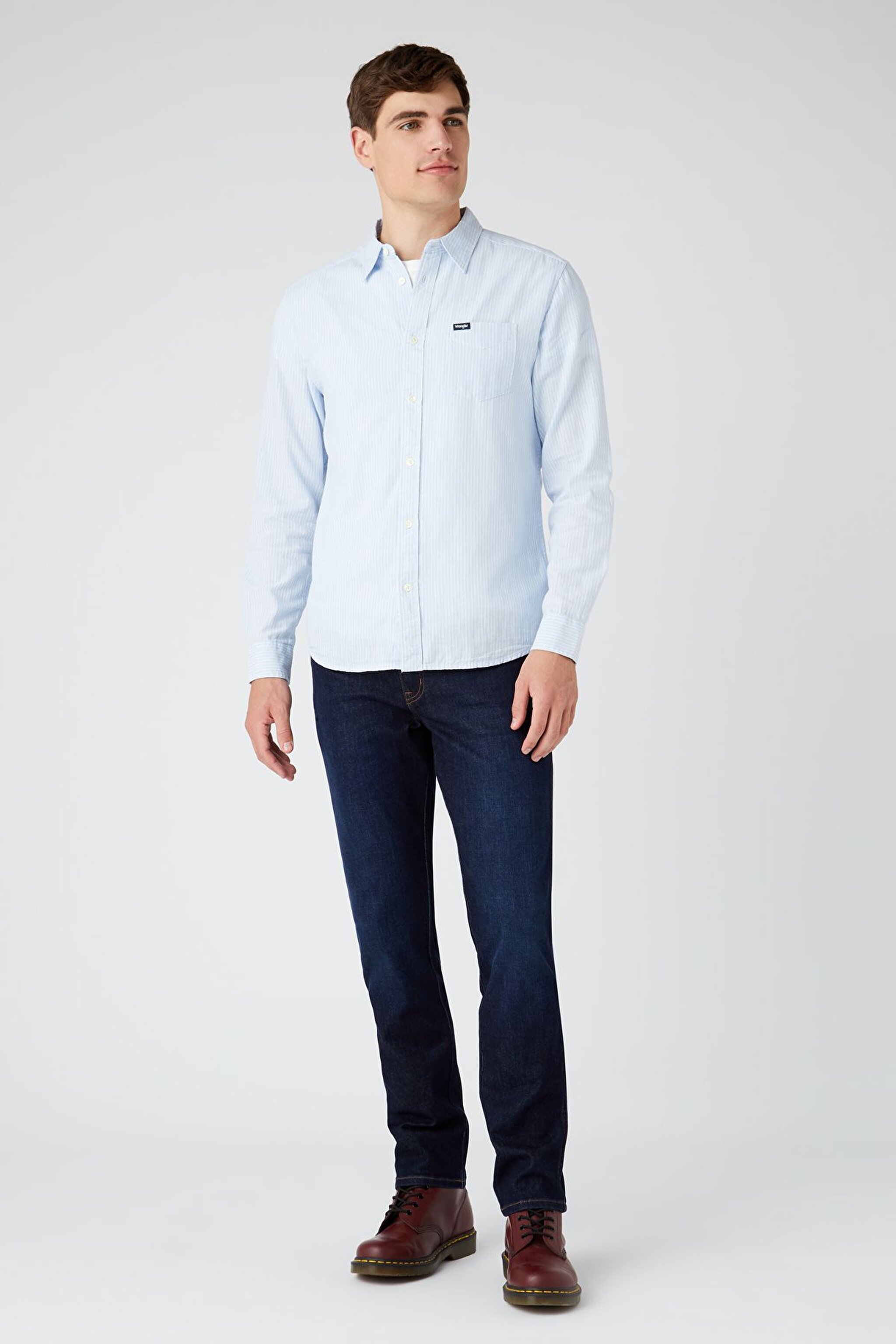 Texas Slim Fit Normal Bel Denim Esnek Jean Kot Pantolon - Dark Blue-W12SAO990 (görsel 2)