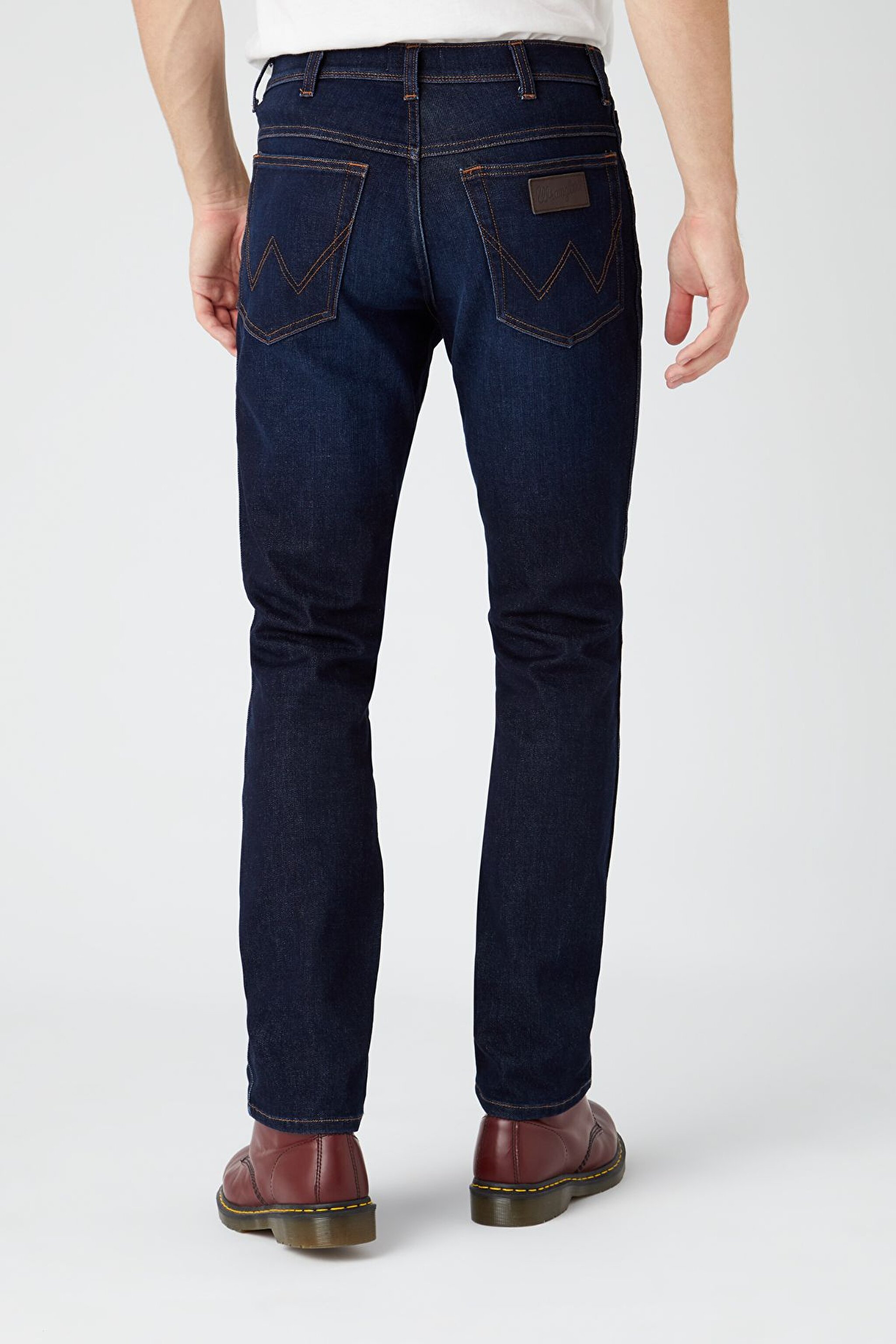 Texas Slim Fit Normal Bel Denim Esnek Jean Kot Pantolon - Dark Blue-W12SAO990 (görsel 3)