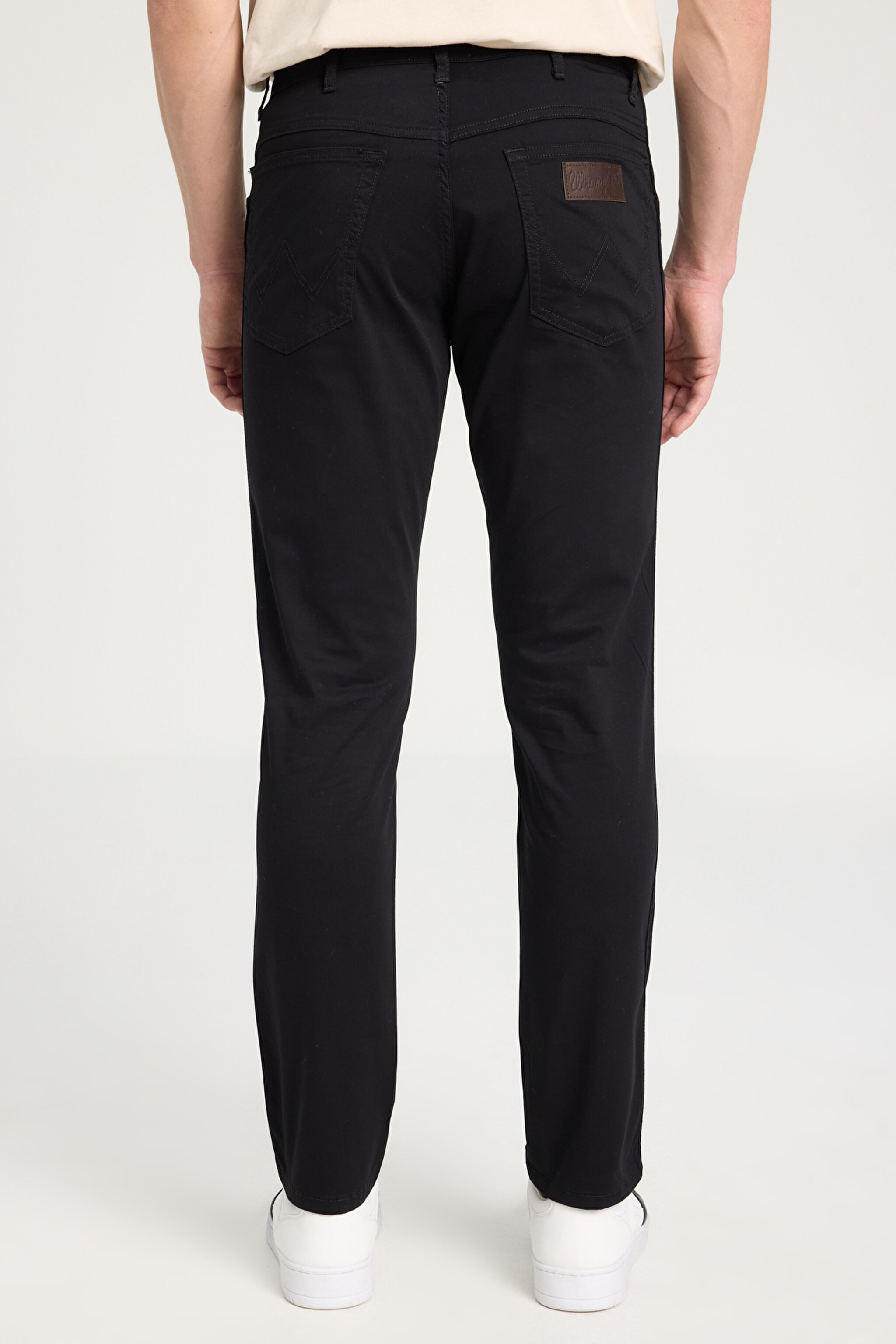 Texas Slim Fit Dar Kesim Normal Bel Siyah Esnek Pantolon - Black-W12SEA001 (görsel 5)
