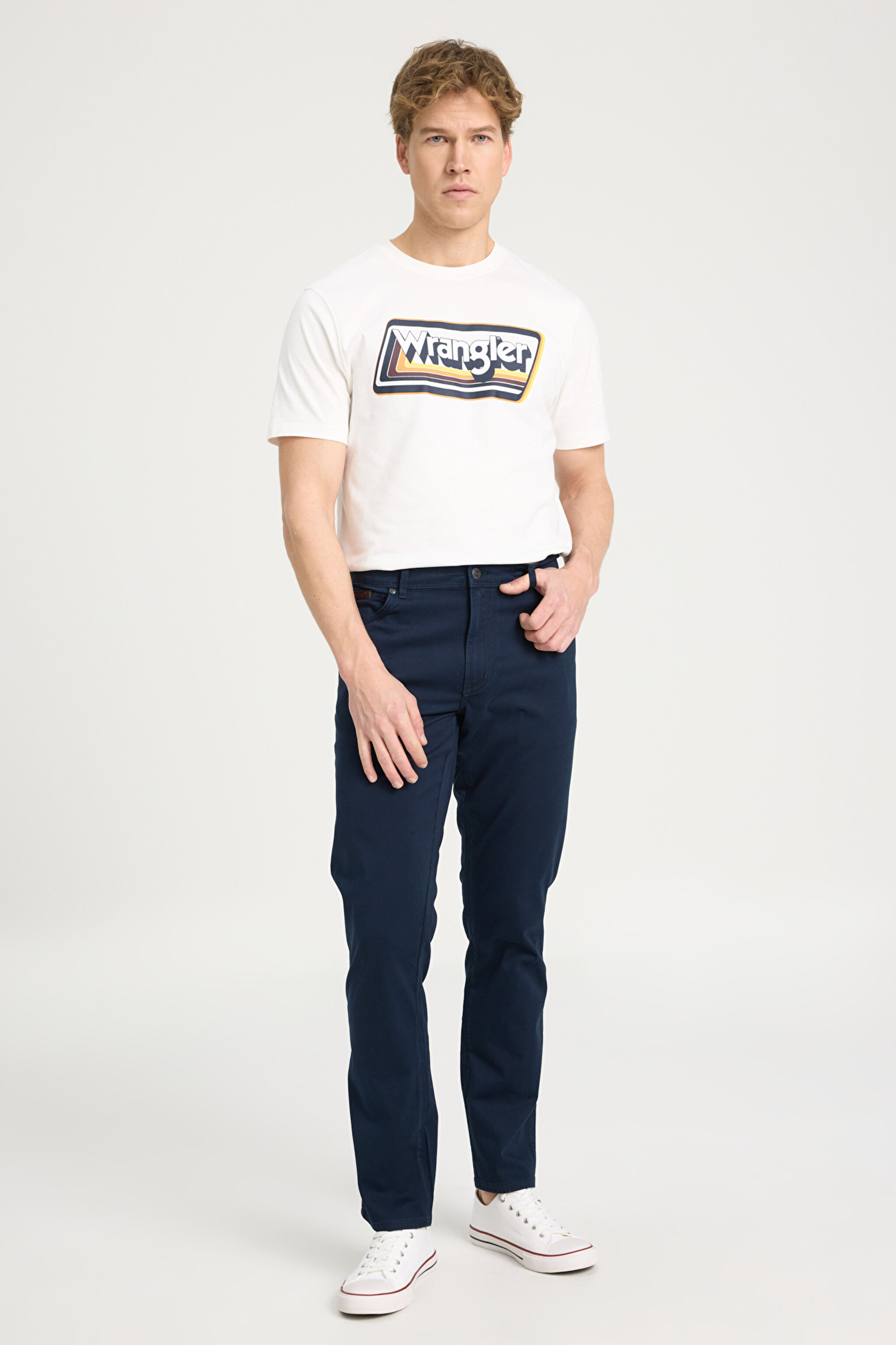 Texas Slim Fit Normal Bel Esnek Pantolon - Navy-W12SEA114 (görsel 2)