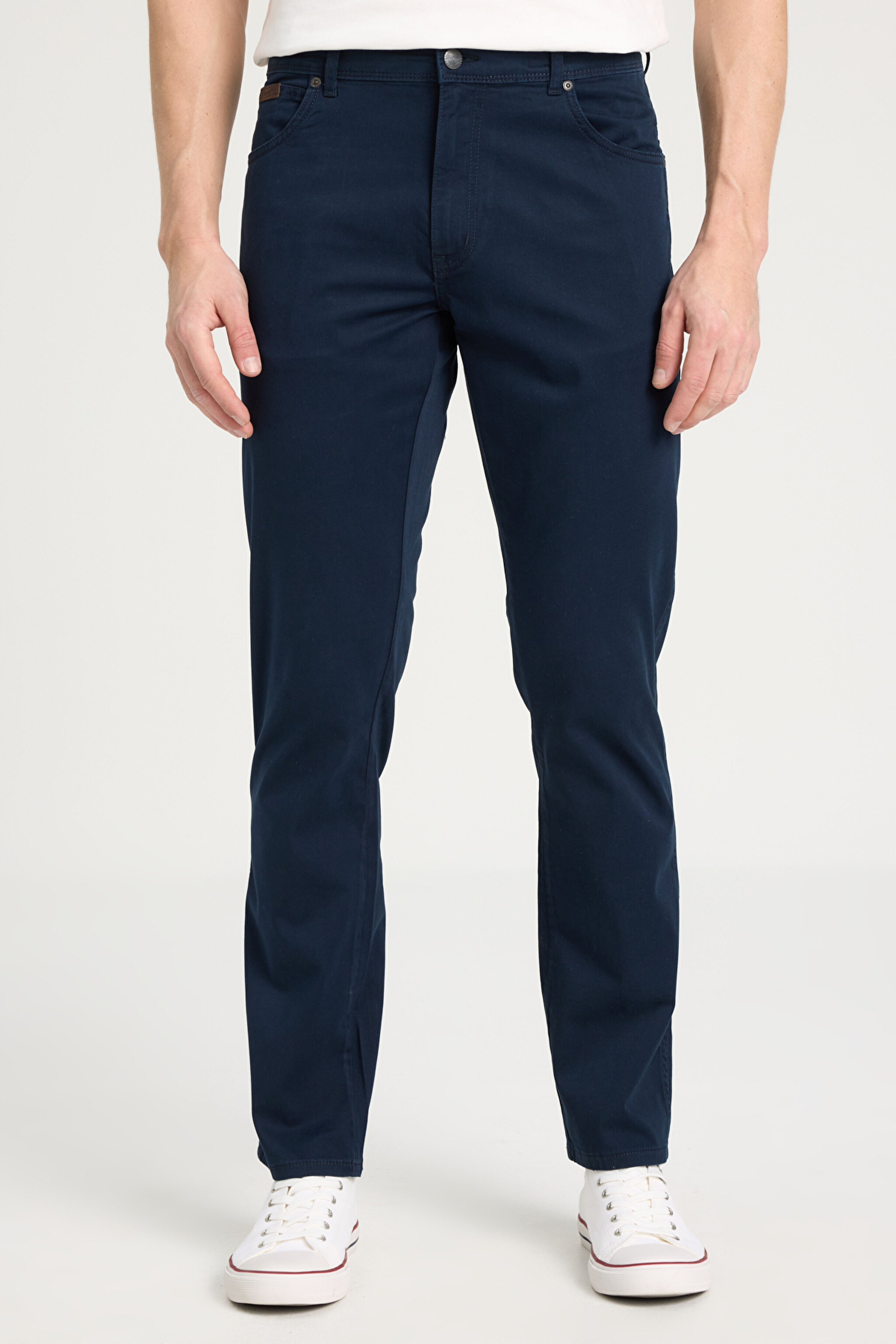 Texas Slim Fit Normal Bel Esnek Pantolon - Navy-W12SEA114 (görsel 5)
