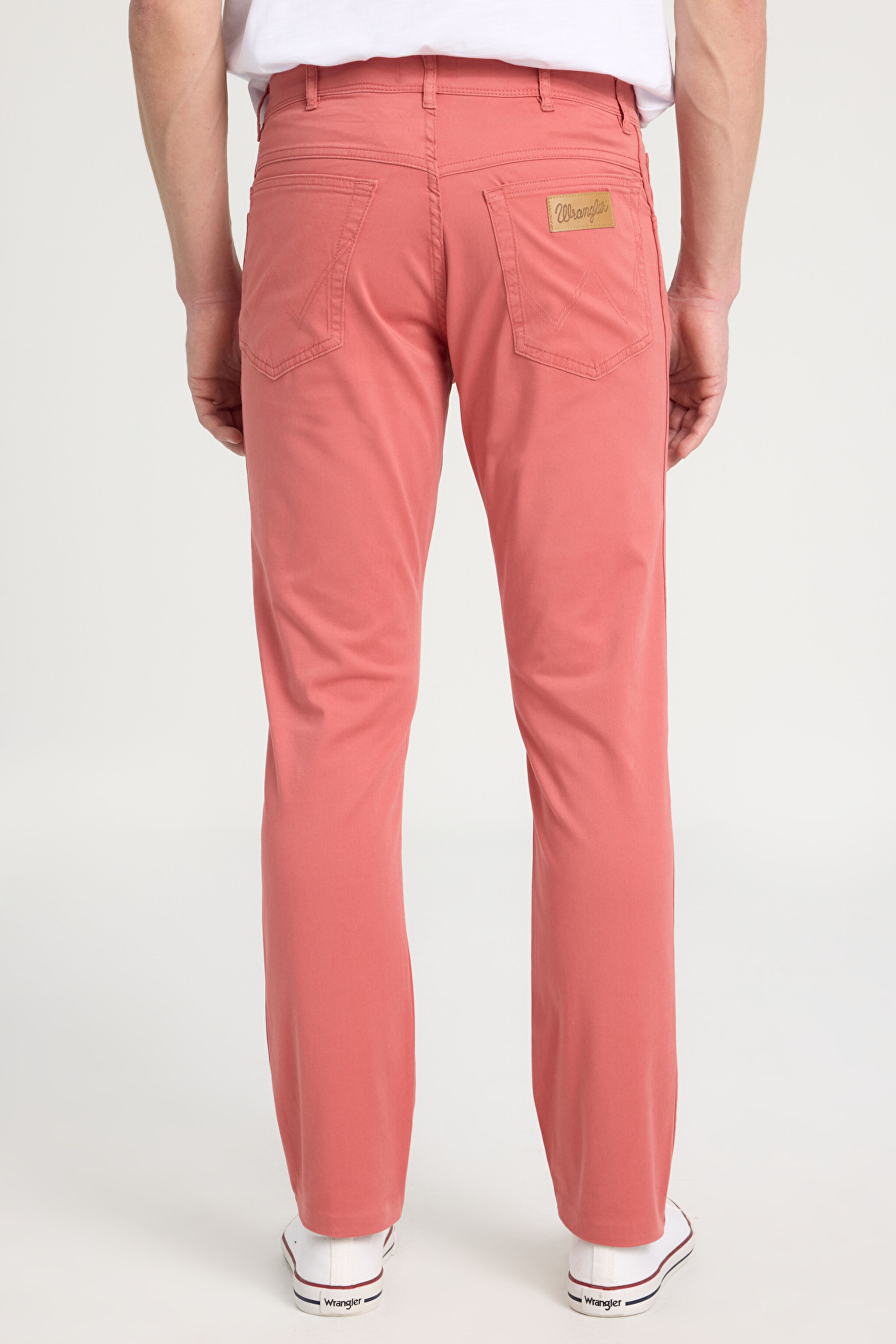 Texas Slim Fit Dar Kesim Normal Bel Kiremit Esnek Pantolon - Faded Rose-W12SEAXAP (görsel 5)