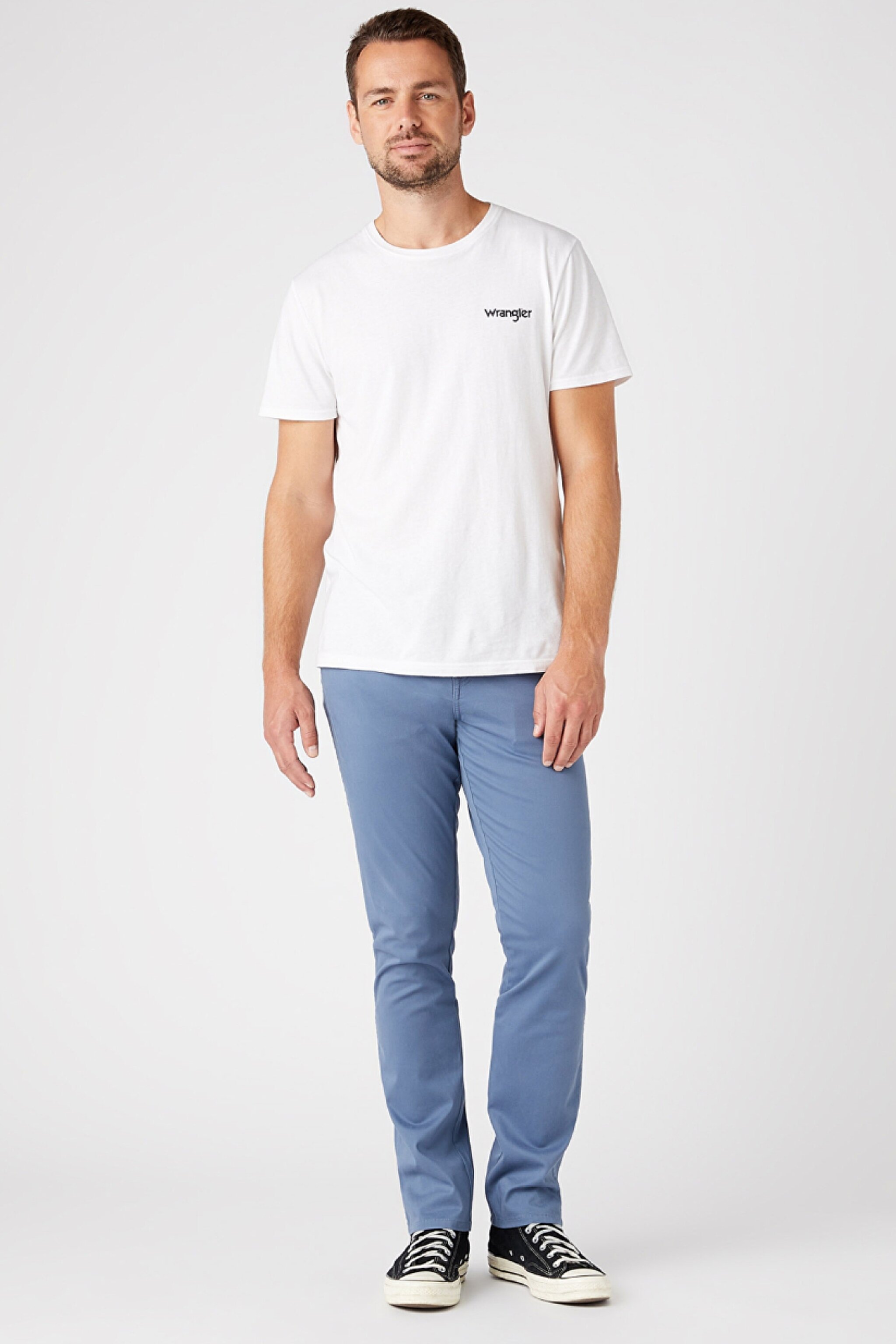 Texas Slim Fit Normal Bel Esnek Pantolon - Blue Mirage-W12SEAXOD