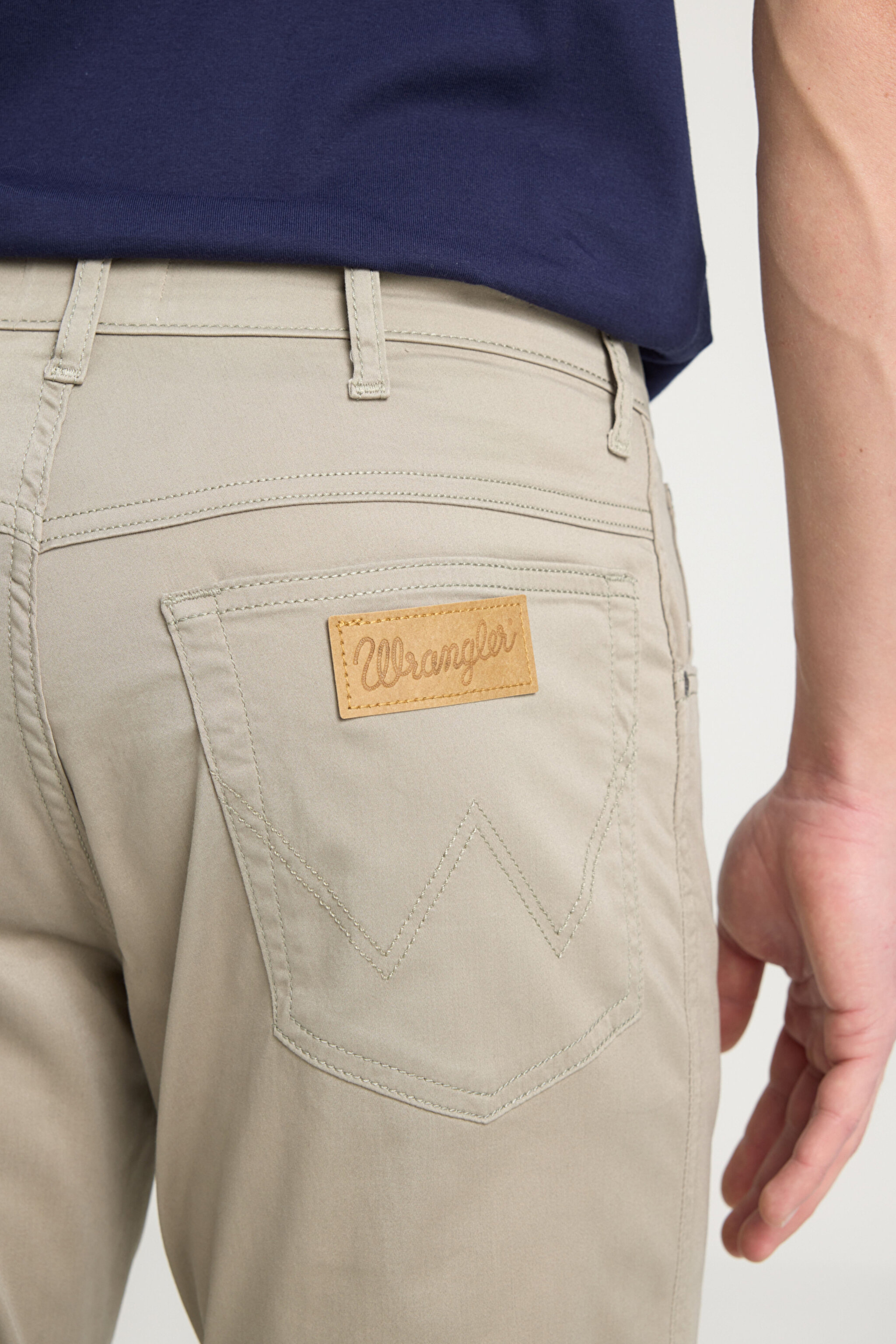 Texas Slim Fit Normal Bel Esnek Pantolon - Vetiver Green-W12SEAXT7 (görsel 4)