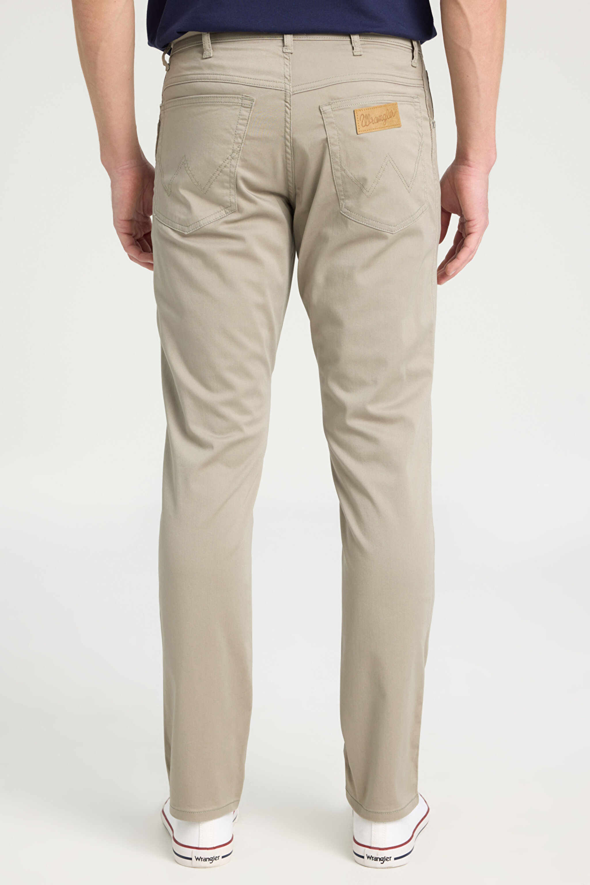 Texas Slim Fit Normal Bel Esnek Pantolon - Vetiver Green-W12SEAXT7 (görsel 6)