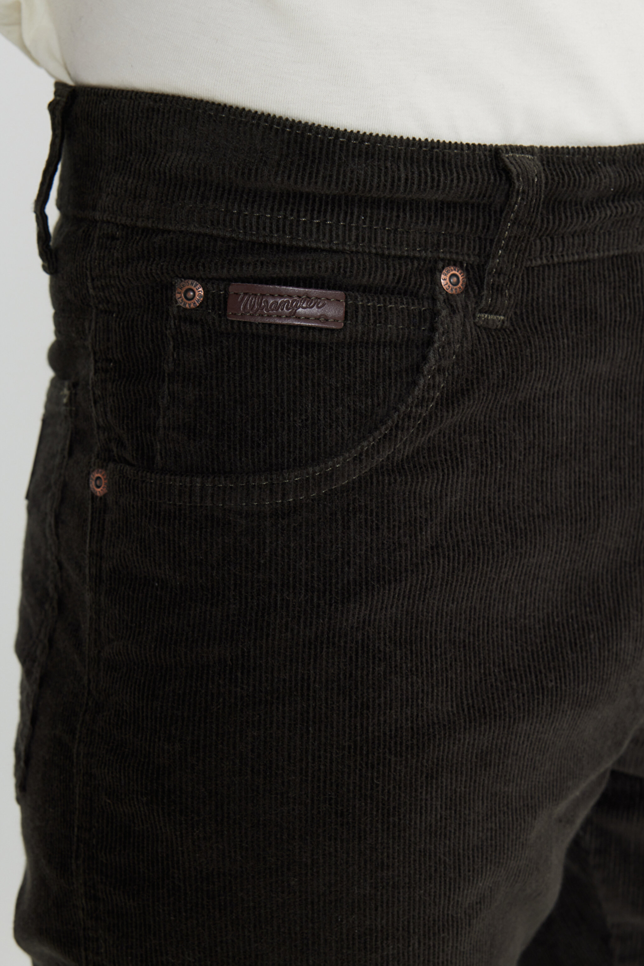 Texas Slim Fit Dar Kesim Normal Bel Yeşil Esnek Pantolon - Green-W12SEC221 (görsel 5)