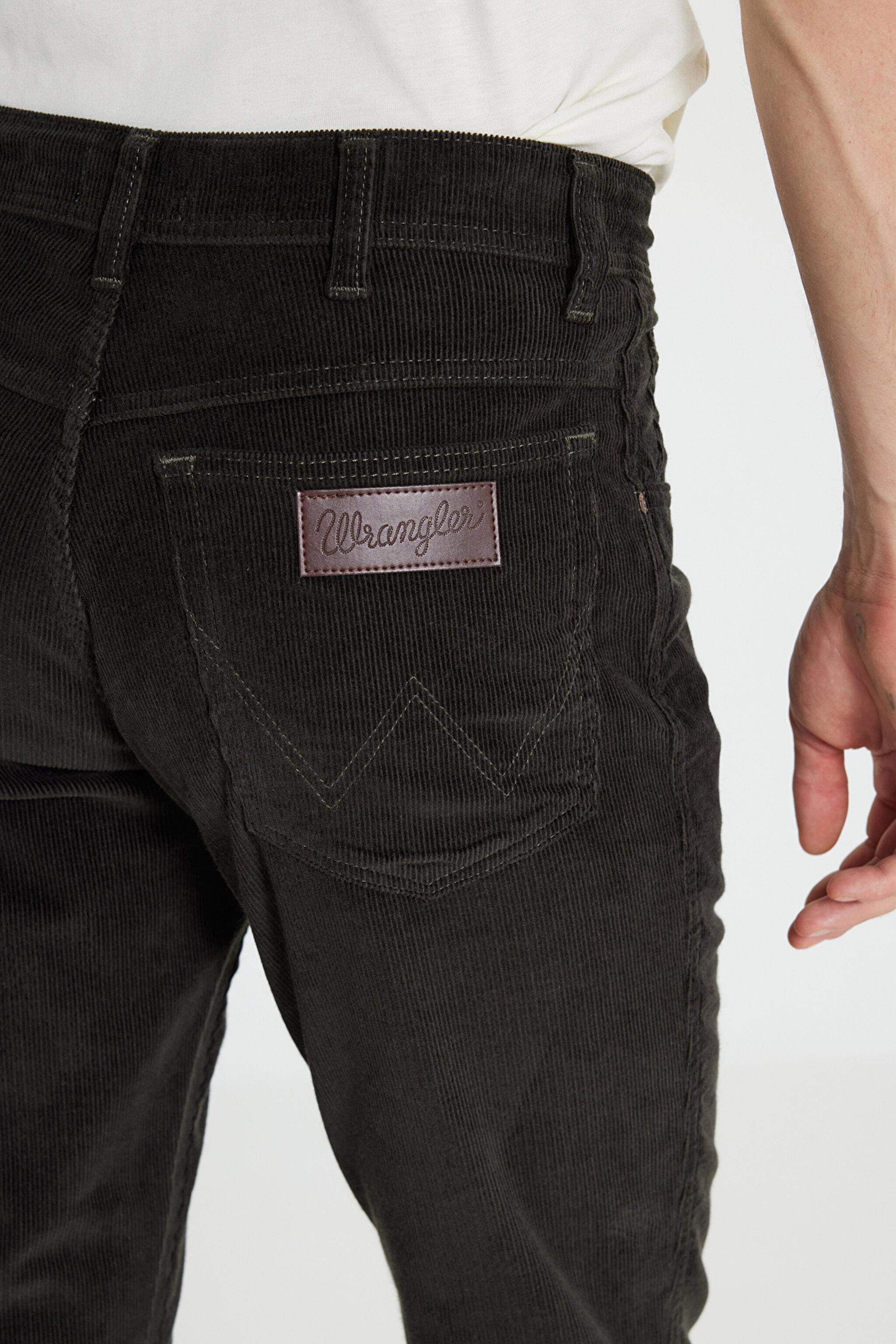 Texas Slim Fit Dar Kesim Normal Bel Yeşil Esnek Pantolon - Green-W12SEC221 (görsel 6)