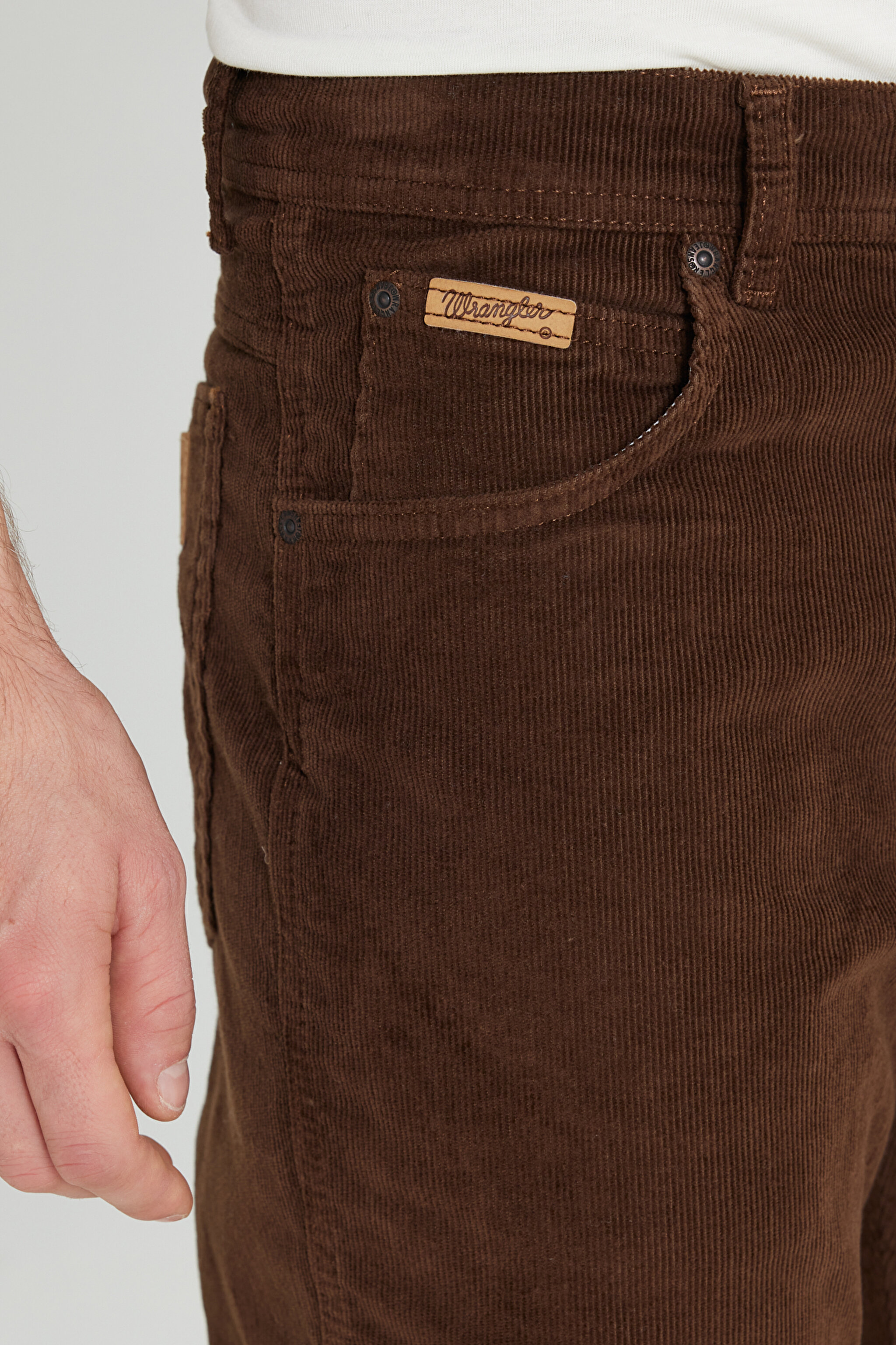 Texas Slim Fit Normal Bel Esnek Pantolon - Brown-W12SEC455 (görsel 5)