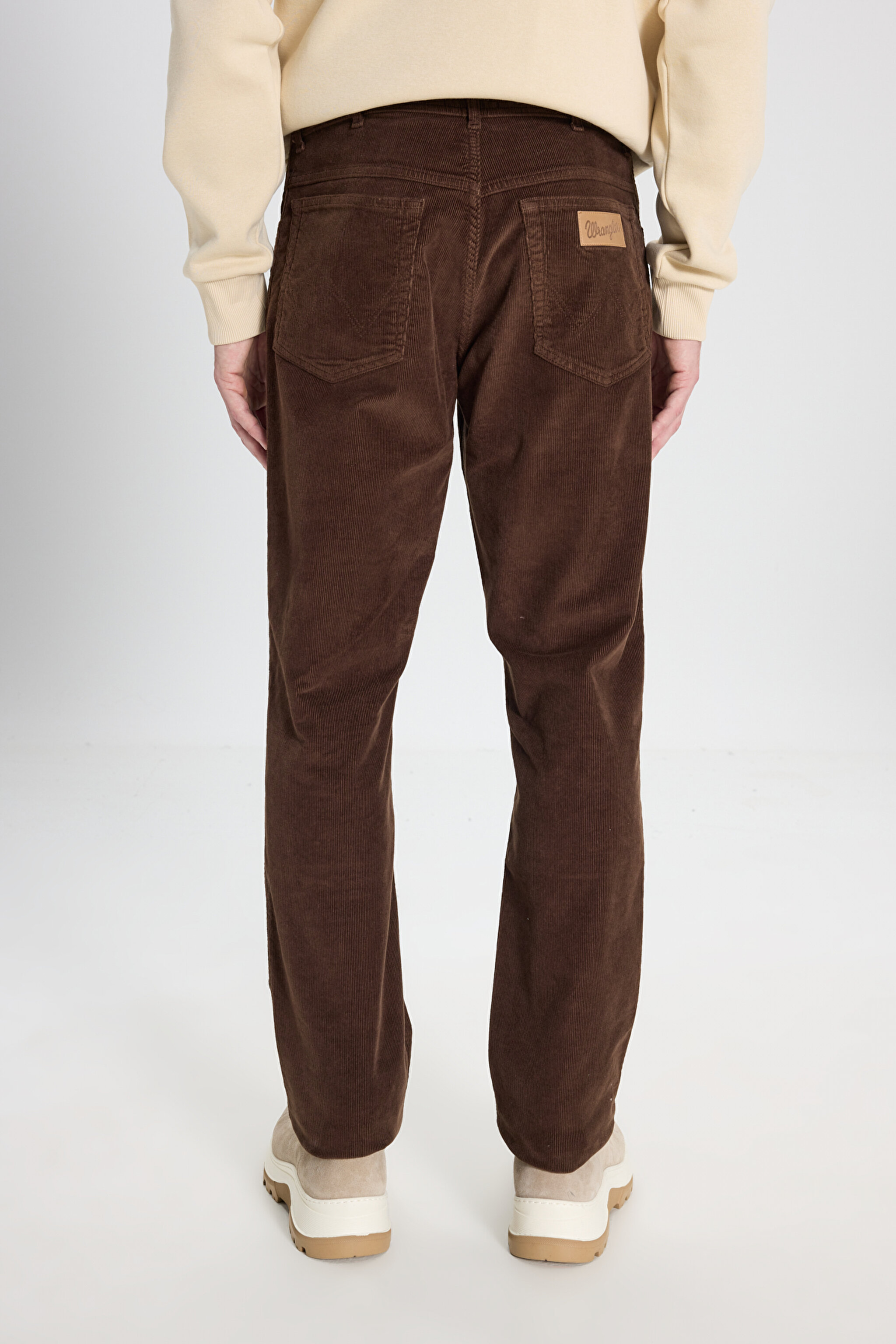 Texas Slim Fit Dar Kesim Normal Bel Kadife Esnek Pantolon - Coffee Bean-W12SECH31 (görsel 5)