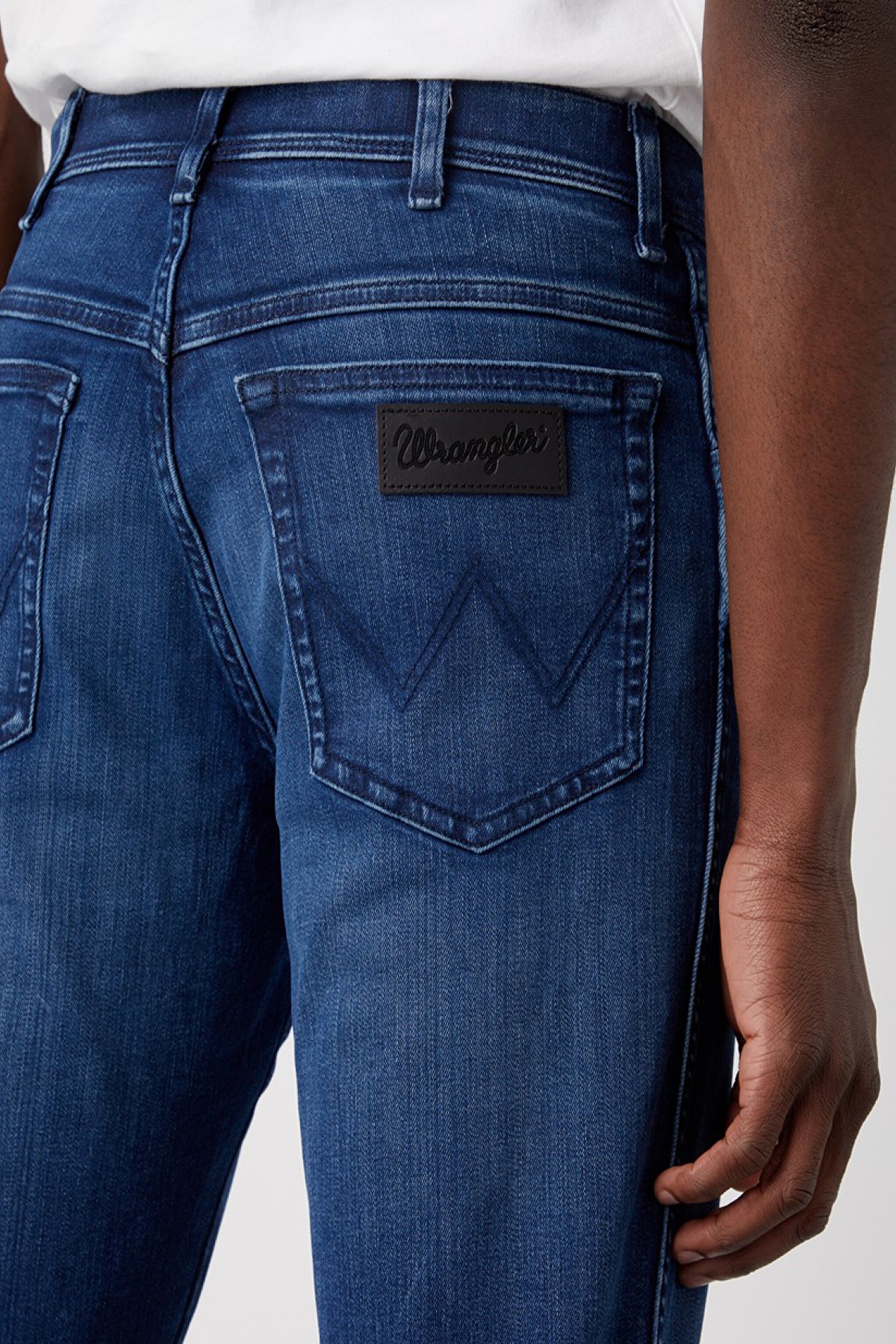 Texas Slim Fit Dar Kesim Normal Bel Mavi Esnek Jean Kot Pantolon - Mid Blue-W12SMN396 (görsel 5)