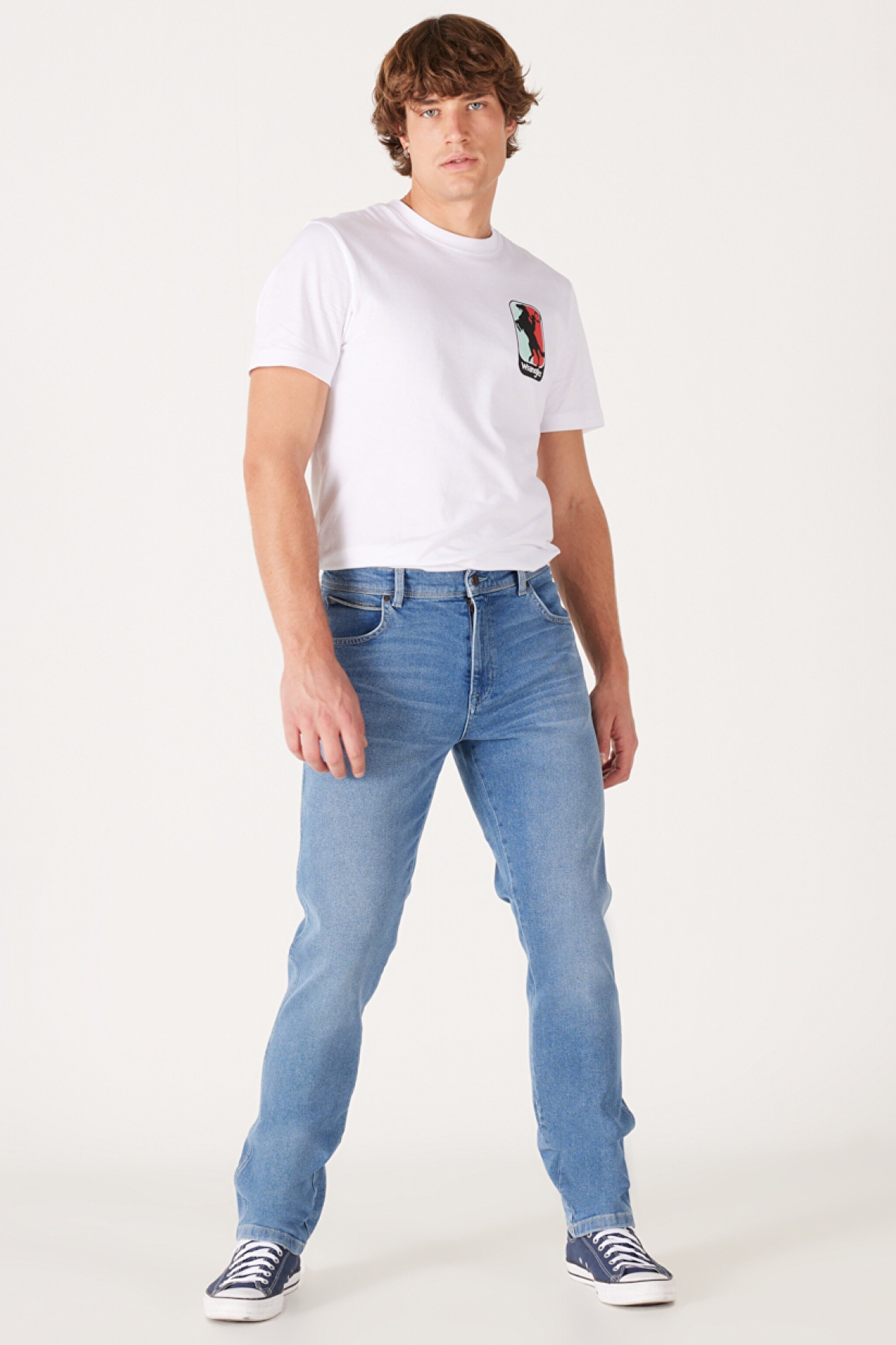 Texas Slim Fit Dar Kesim Normal Bel Açık Mavi Esnek Jean Kot Pantolon - Blue Moon-W12SU8392 (görsel 3)