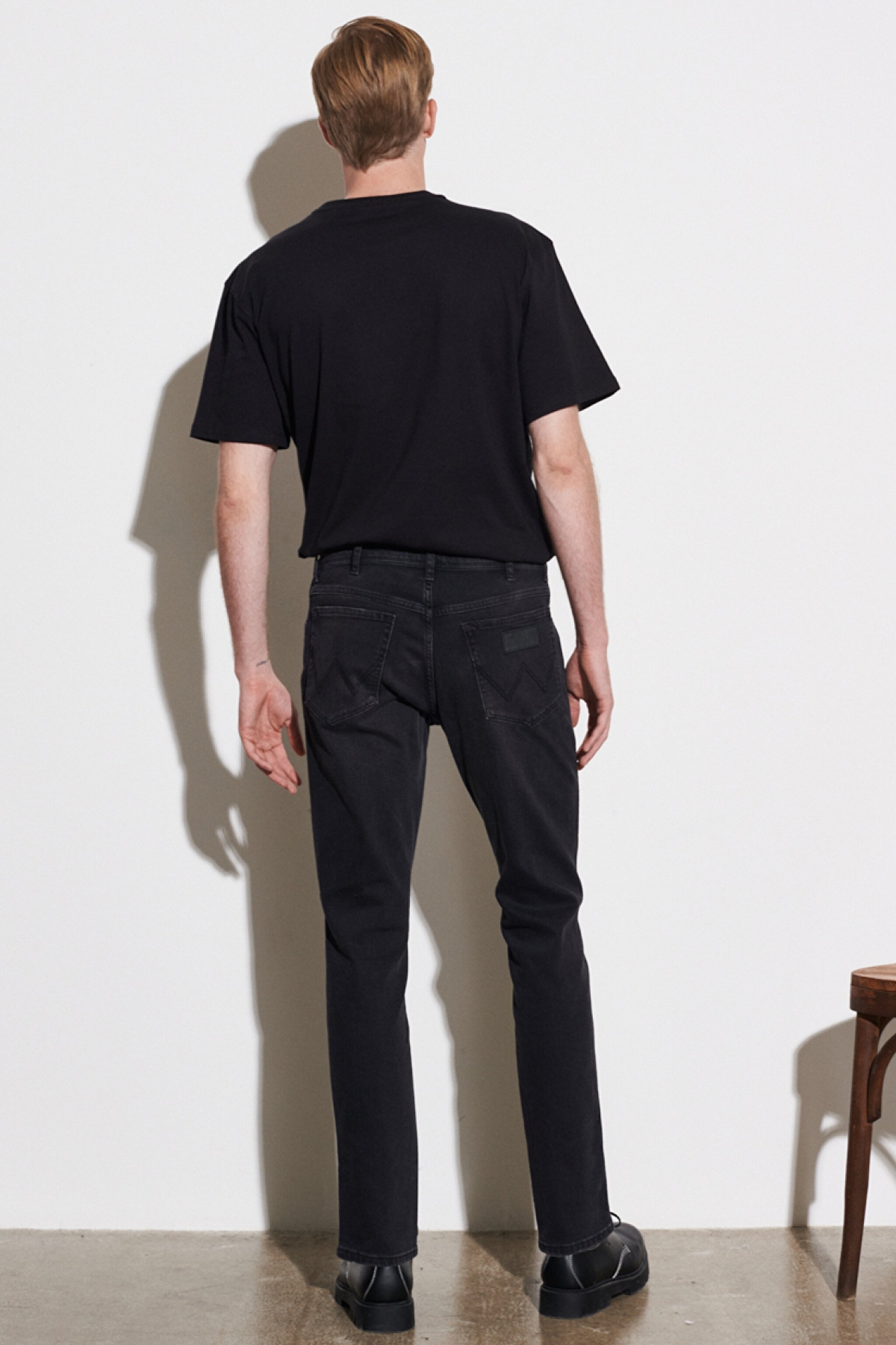 Texas Tapered Regular Fit Denim Esnek Jean Kot Pantolon - Venom Black-W12T001009 (görsel 7)