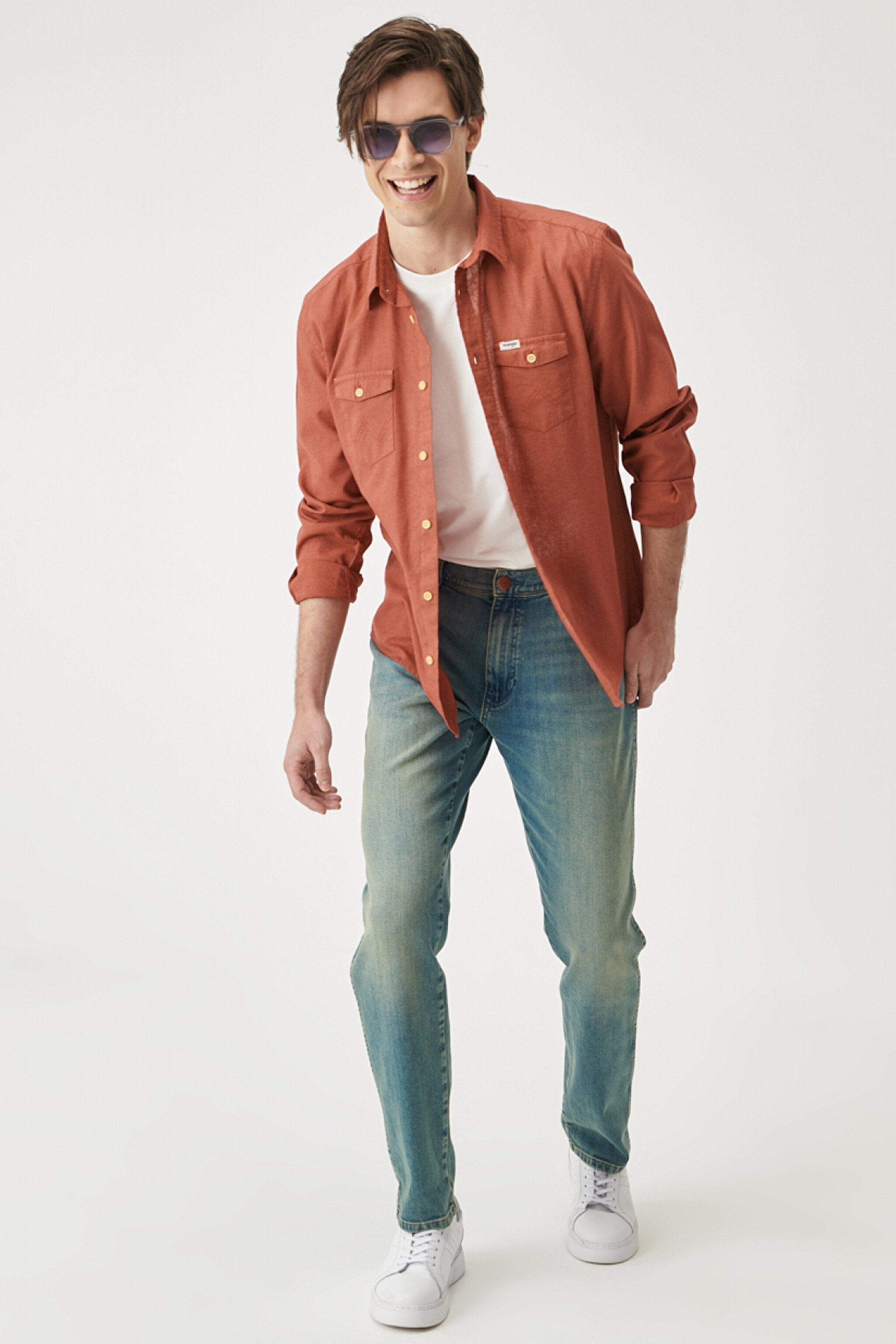 Regular Fit Taper Esnek Jean Kot Pantolon