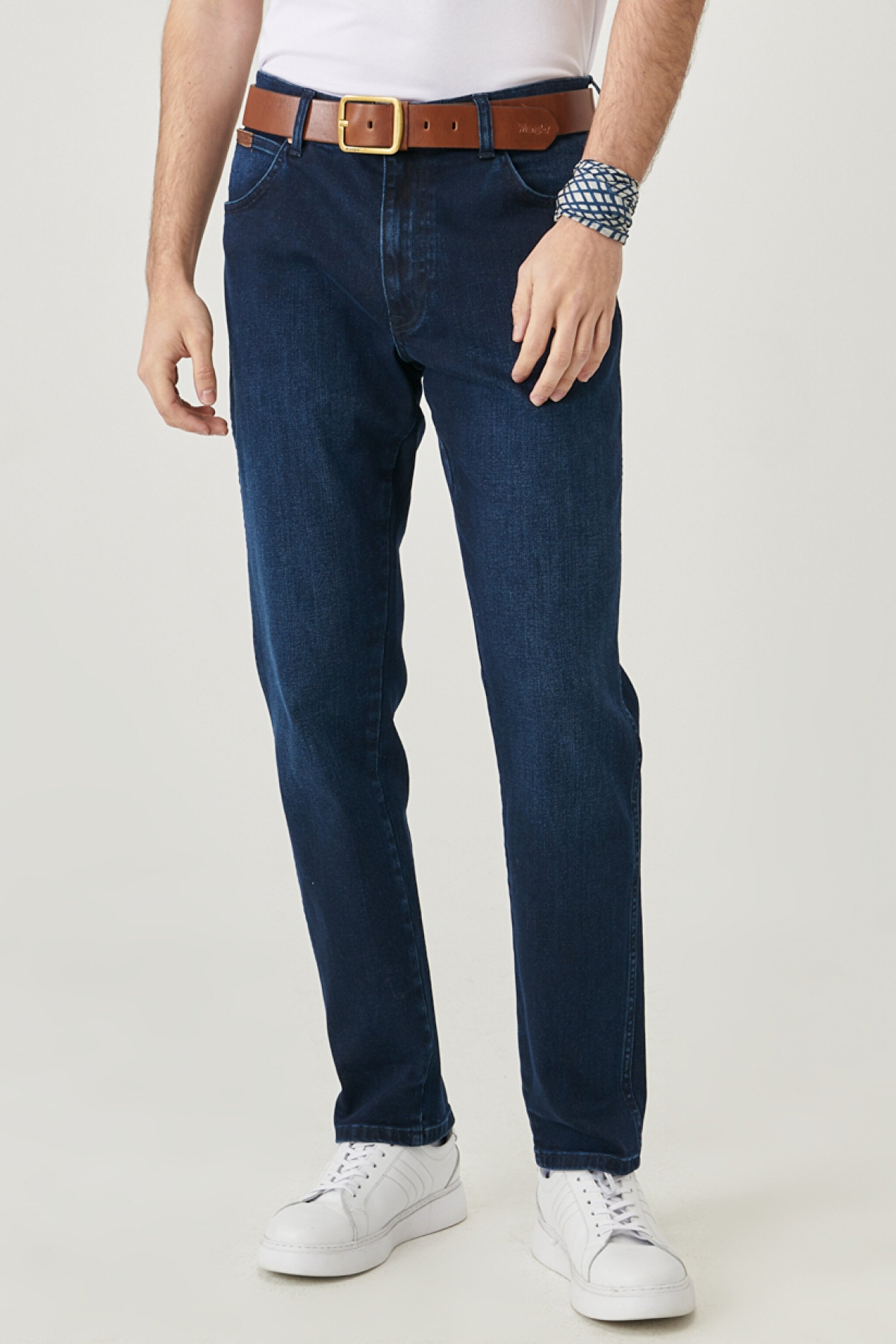 Regular Tapered Esnek Jean Kot Pantolon - Big Ease-W12TLR29G (görsel 3)