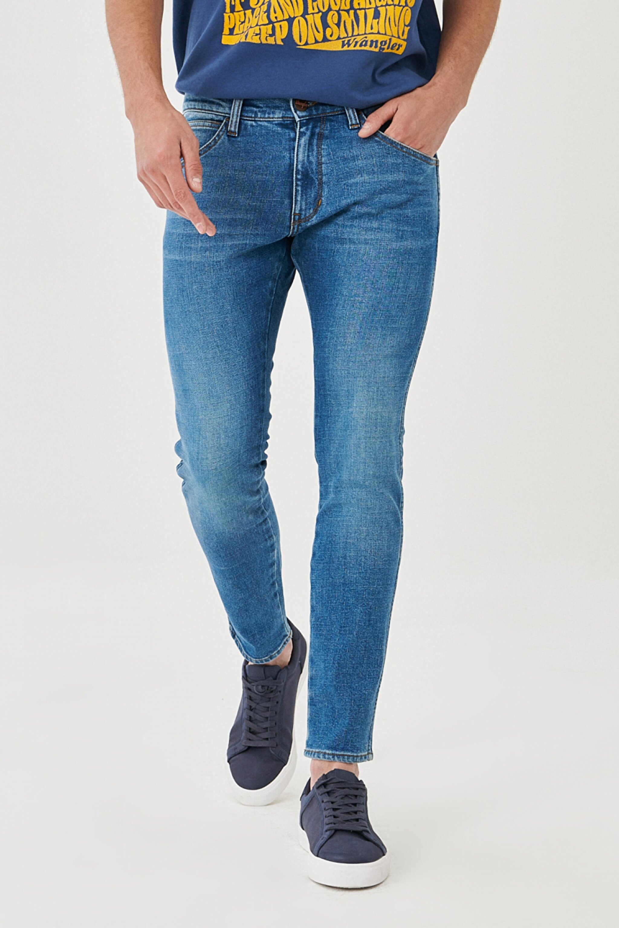 Bryson Skinny Fit Düşük Bel Denim Esnek Jean Kot Pantolon