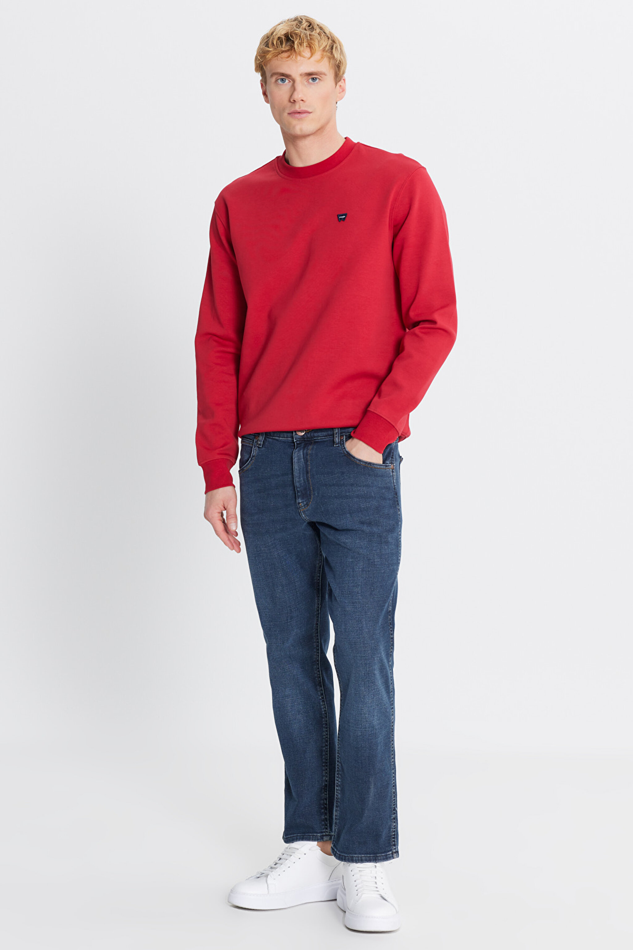 Pamuklu Greensboro Straight Fit Jean Kot Denim Pantolon - Dark Indigo-W15Q00021317 (görsel 2)