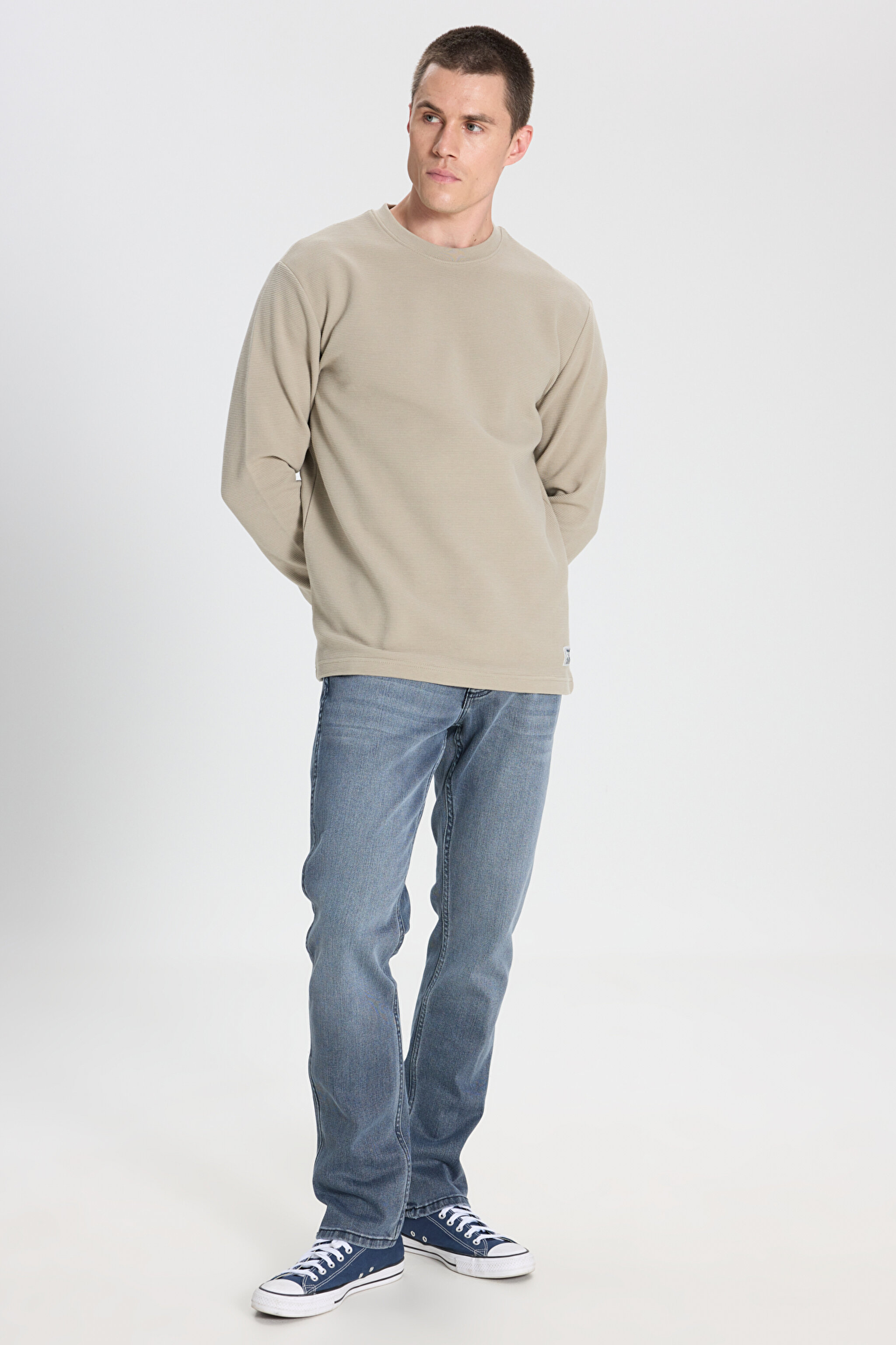 Regular Fit Normal Kesim Düşük Bel Düz Paça Mavi Greensboro Jean Kot Pantolon