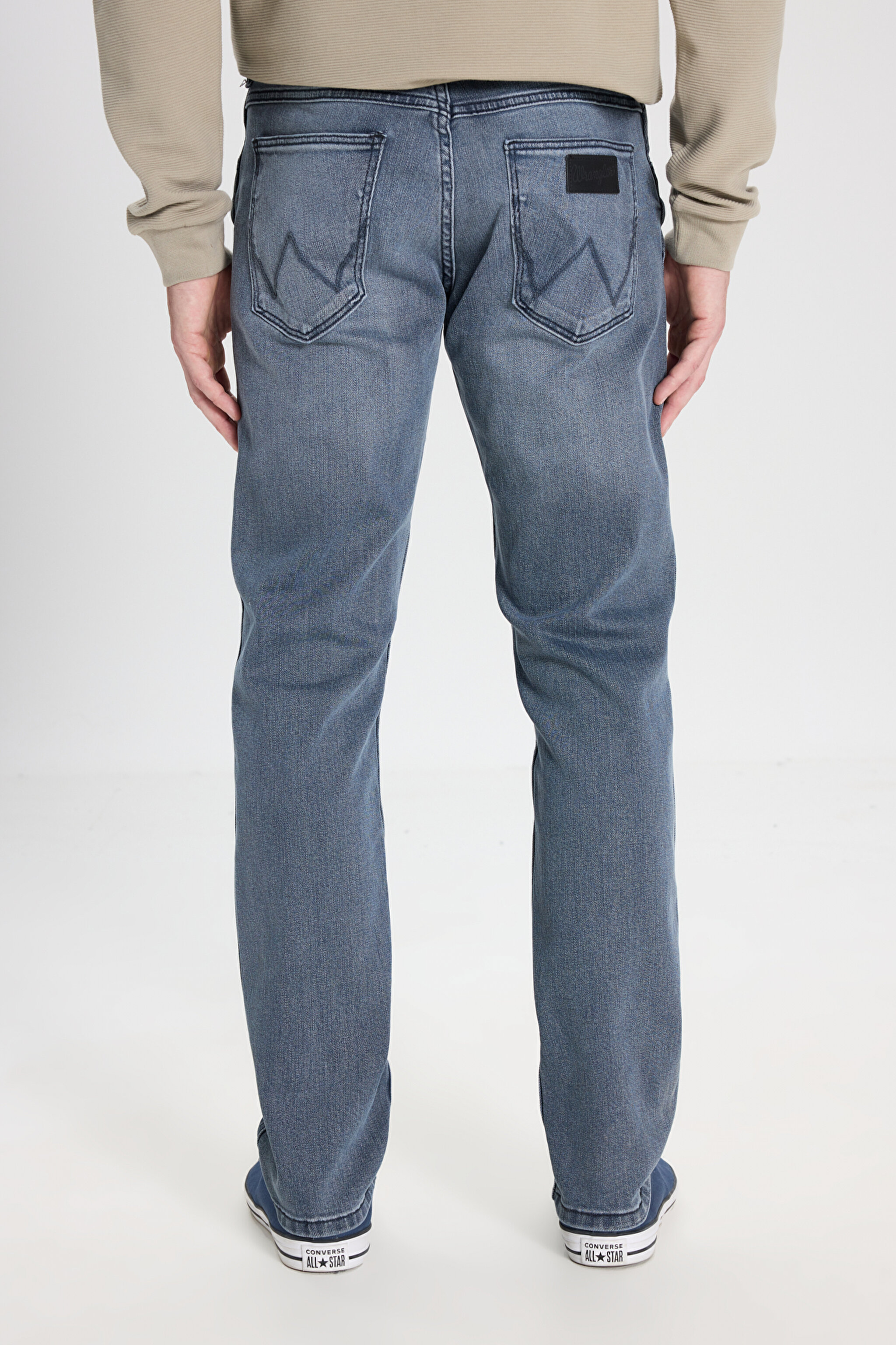Regular Fit Normal Kesim Düşük Bel Düz Paça Mavi Greensboro Jean Kot Pantolon - Stone-W15Q02258 (görsel 5)