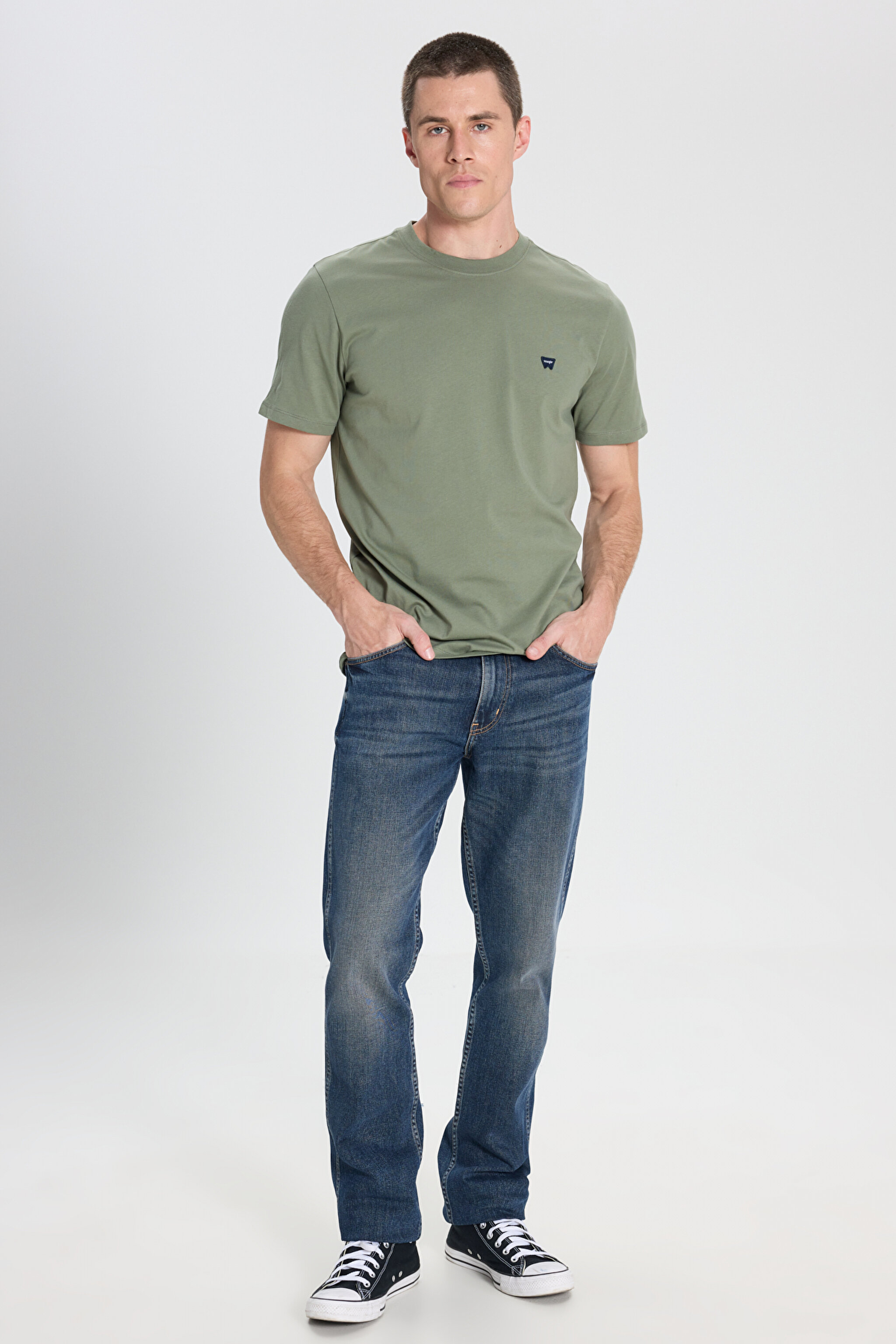 Regular Fit Normal Kesim Düşük Bel Greensboro Mavi Esnek Jean Denim Pantolon