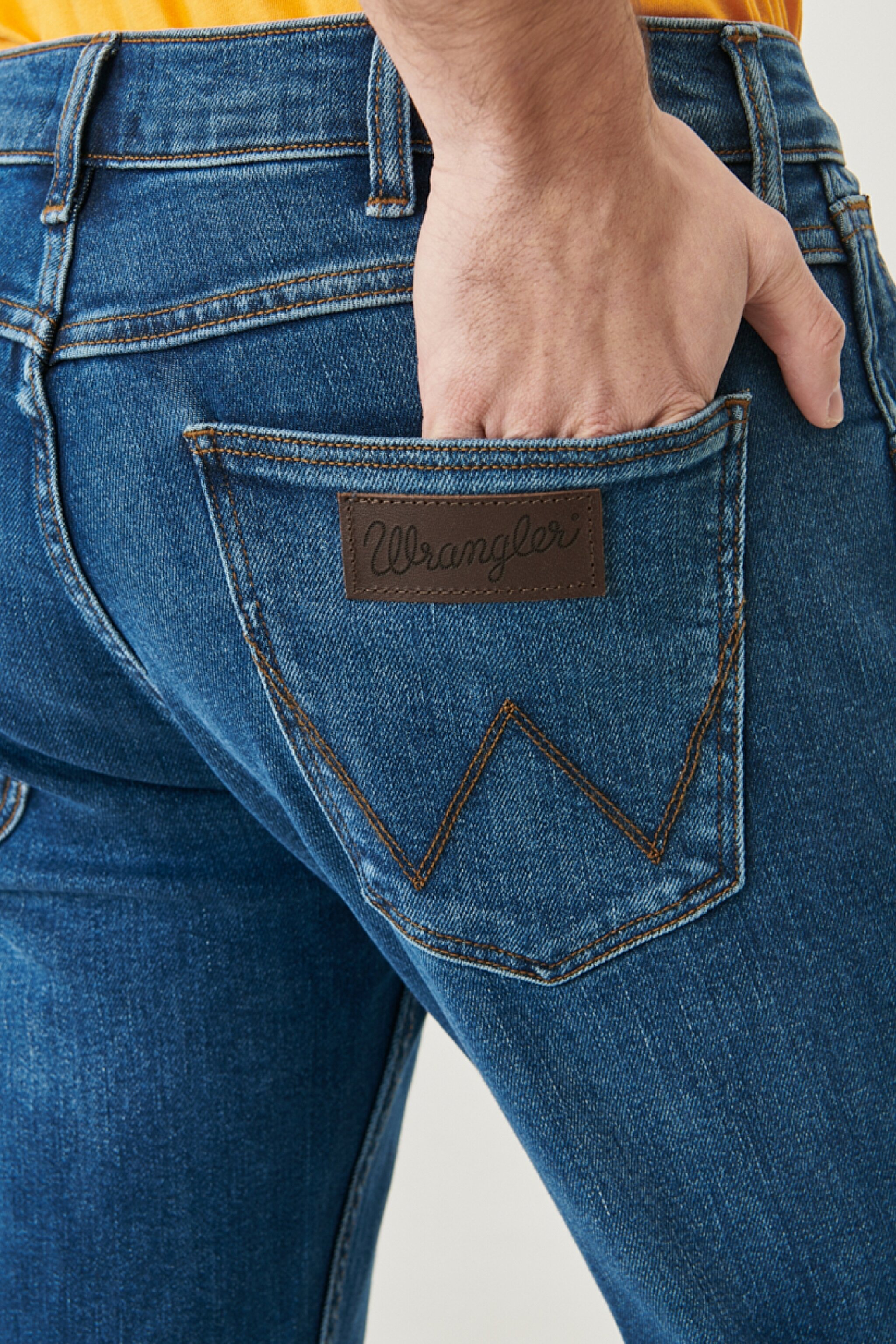 Greensboro Regular Straight Normal Bel Esnek Jean Pantolon - Blue Sweep-W15Q28294 (görsel 6)