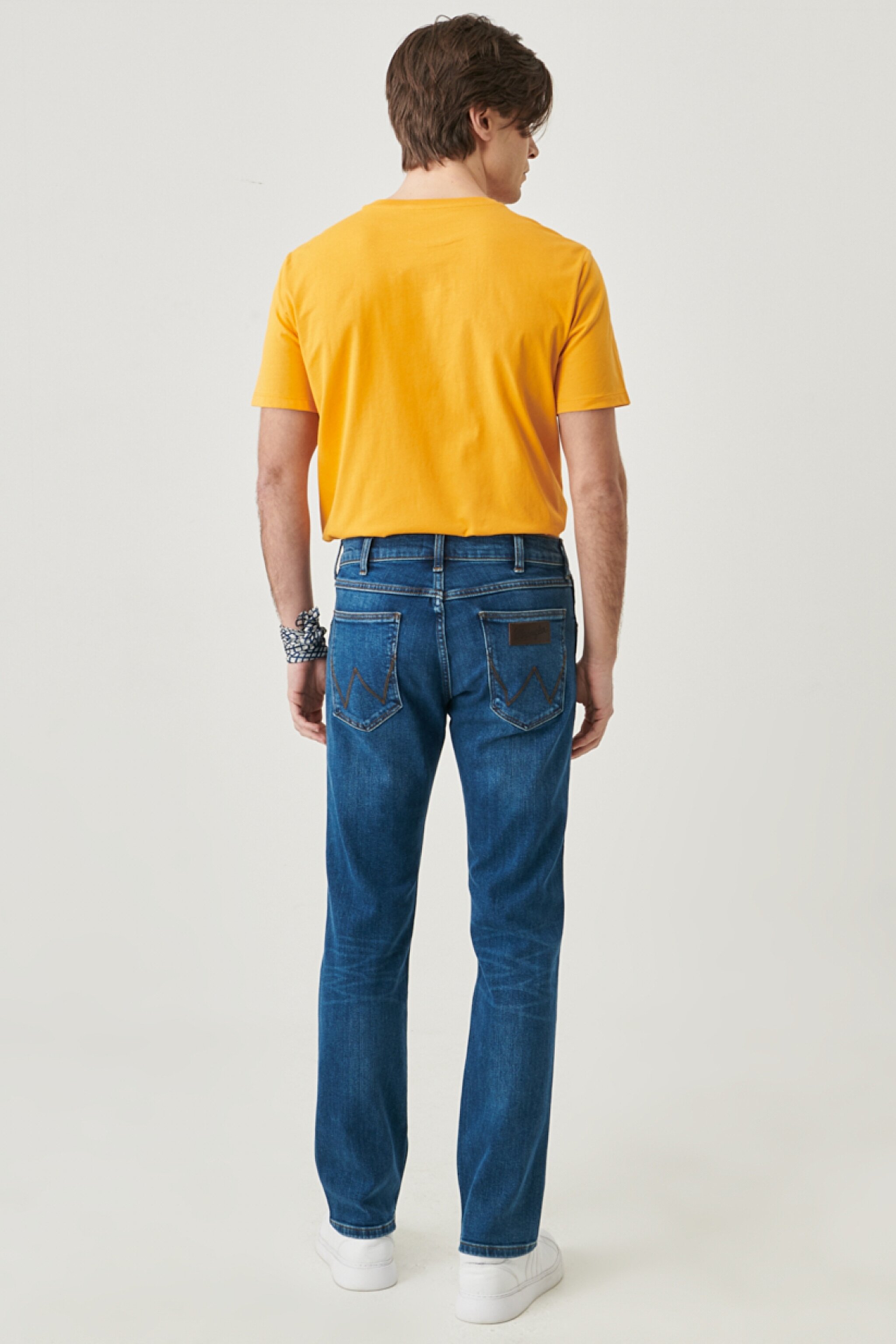 Greensboro Regular Straight Normal Bel Esnek Jean Pantolon - Blue Sweep-W15Q28294 (görsel 7)