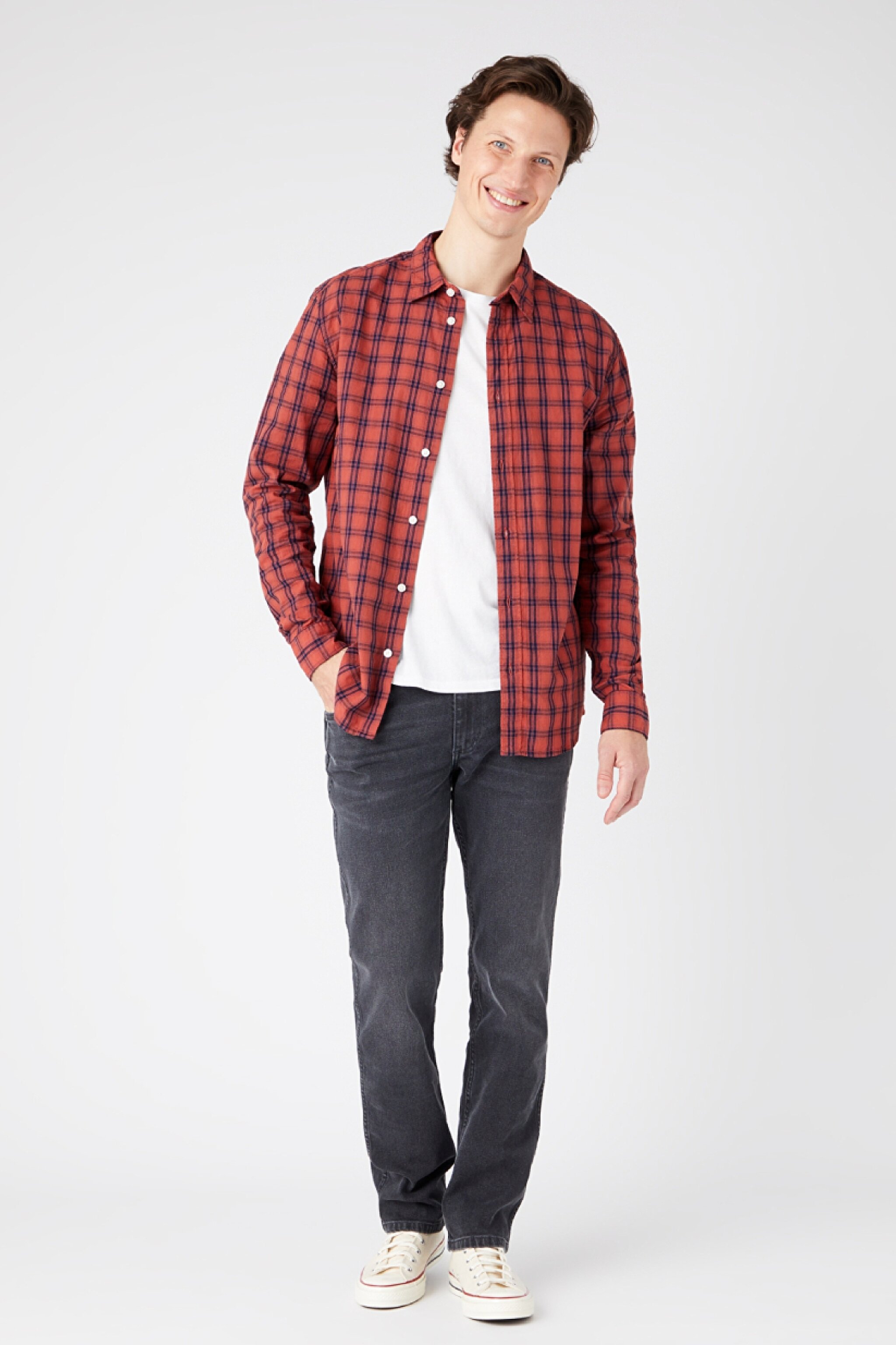 Greensboro Regular Straight Normal Bel Esnek Jean Pantolon