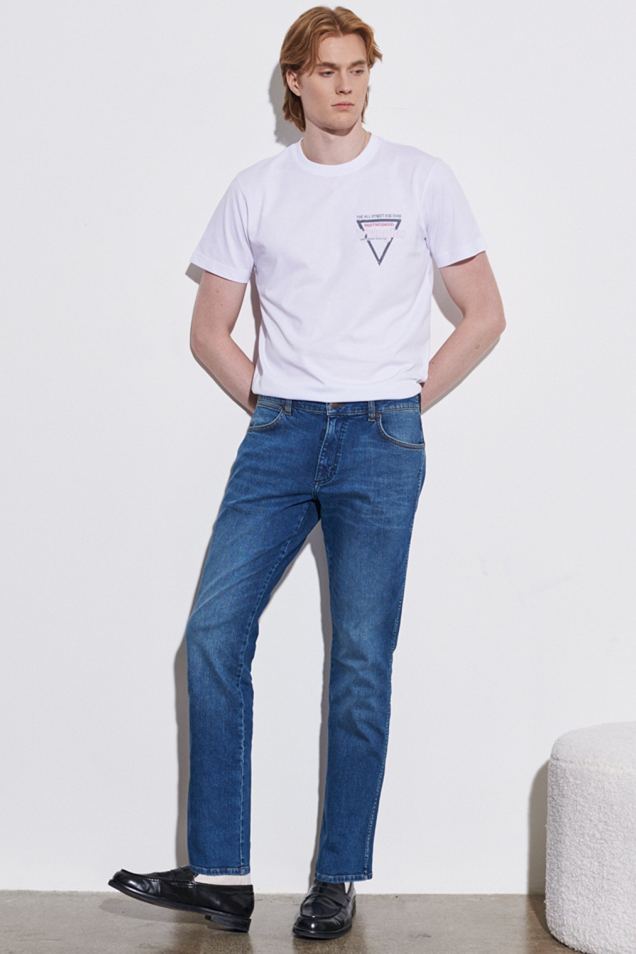 Greensboro Regular Straight Fit Düşük Bel Esnek Jean Kot Pantolon - Workers Wash-W15Q5915I