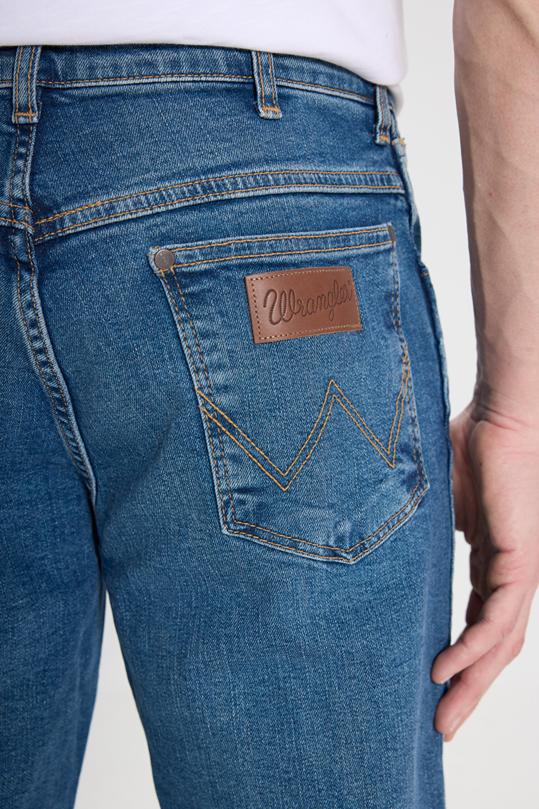 Regular Straight Fit Normal Kesim Düşük Bel Açık Mavi Esnek Greensboro Jean Kot Pantolon - Sheaker-W15Q84351 (görsel 6)