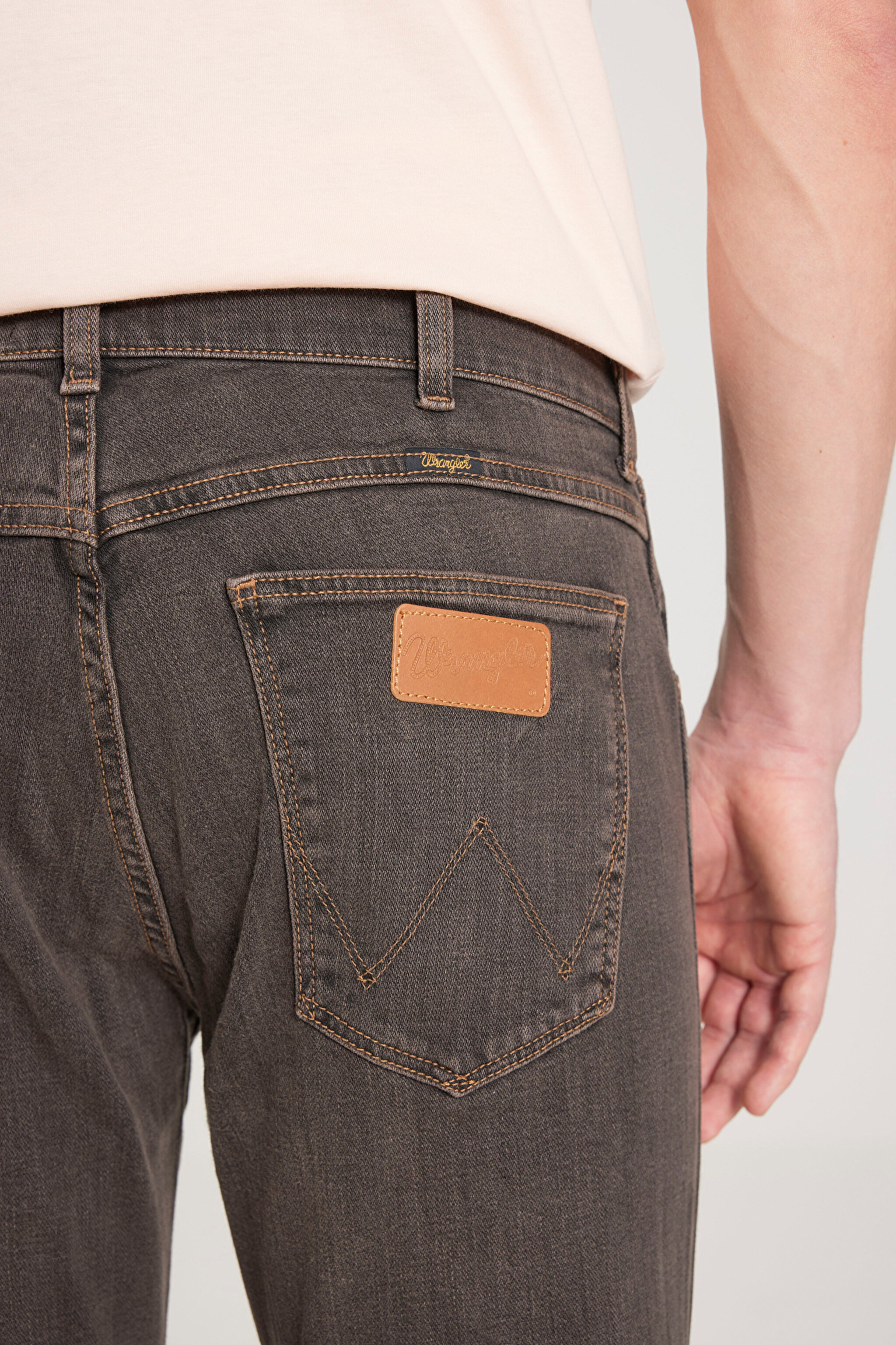 Greensboro Regular Straight Fit Düşük Bel Esnek Jean Kot Pantolon - Black Clay Washed-W15Q8915C (görsel 4)