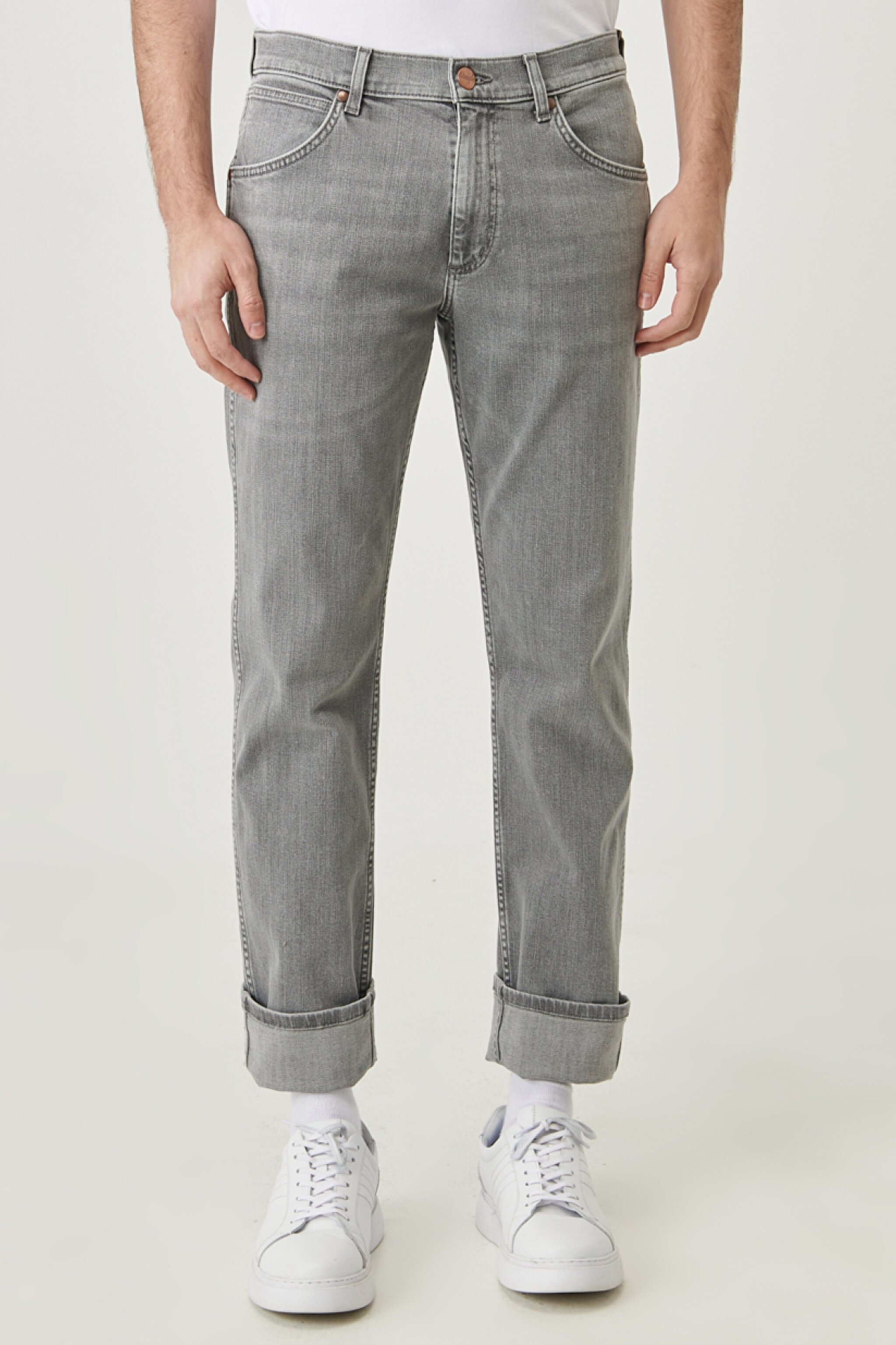 Regular Straight Fit Greensboro Esnek Jean Pantolon - Granite-W15Q8929U (görsel 3)