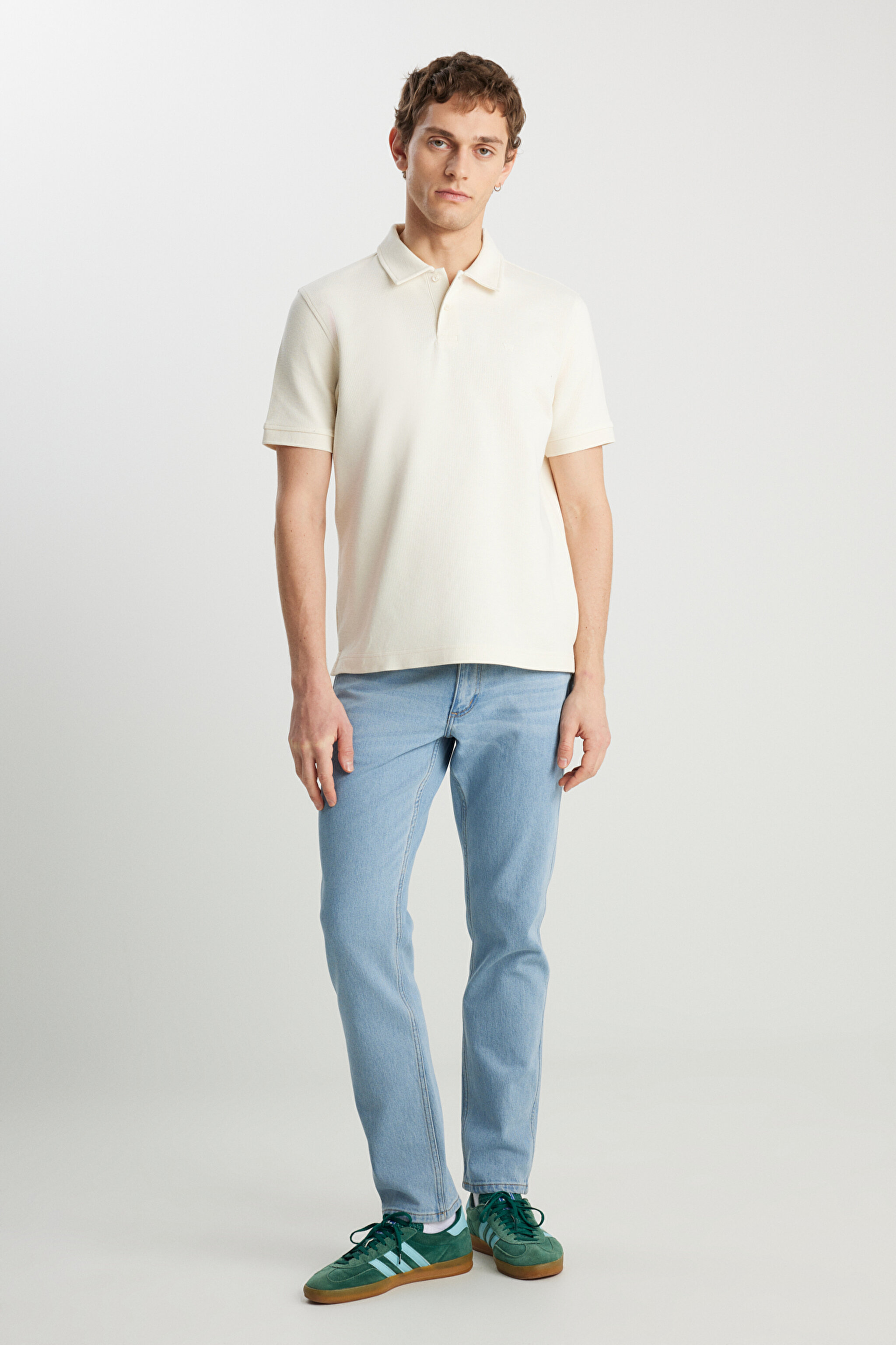 Greensboro Regular Straight Normal Bel Esnek Jean Pantolon - Whitewater-W15QJX31R (görsel 2)