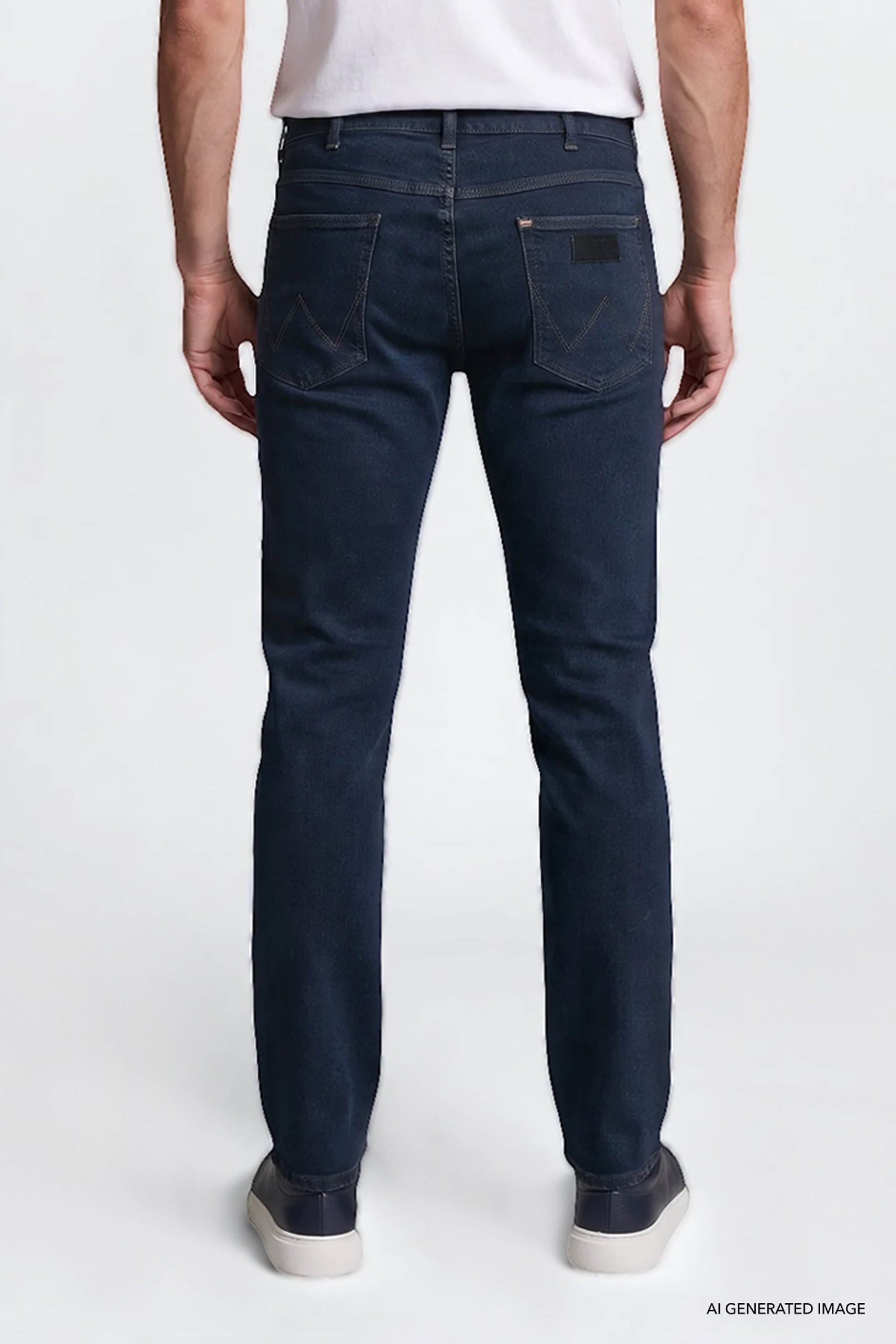 Greensboro Regular Straight Fit Düşük Bel Denim Esnek Jean Kot Pantolon - Blue-W15QLT35X (görsel 4)