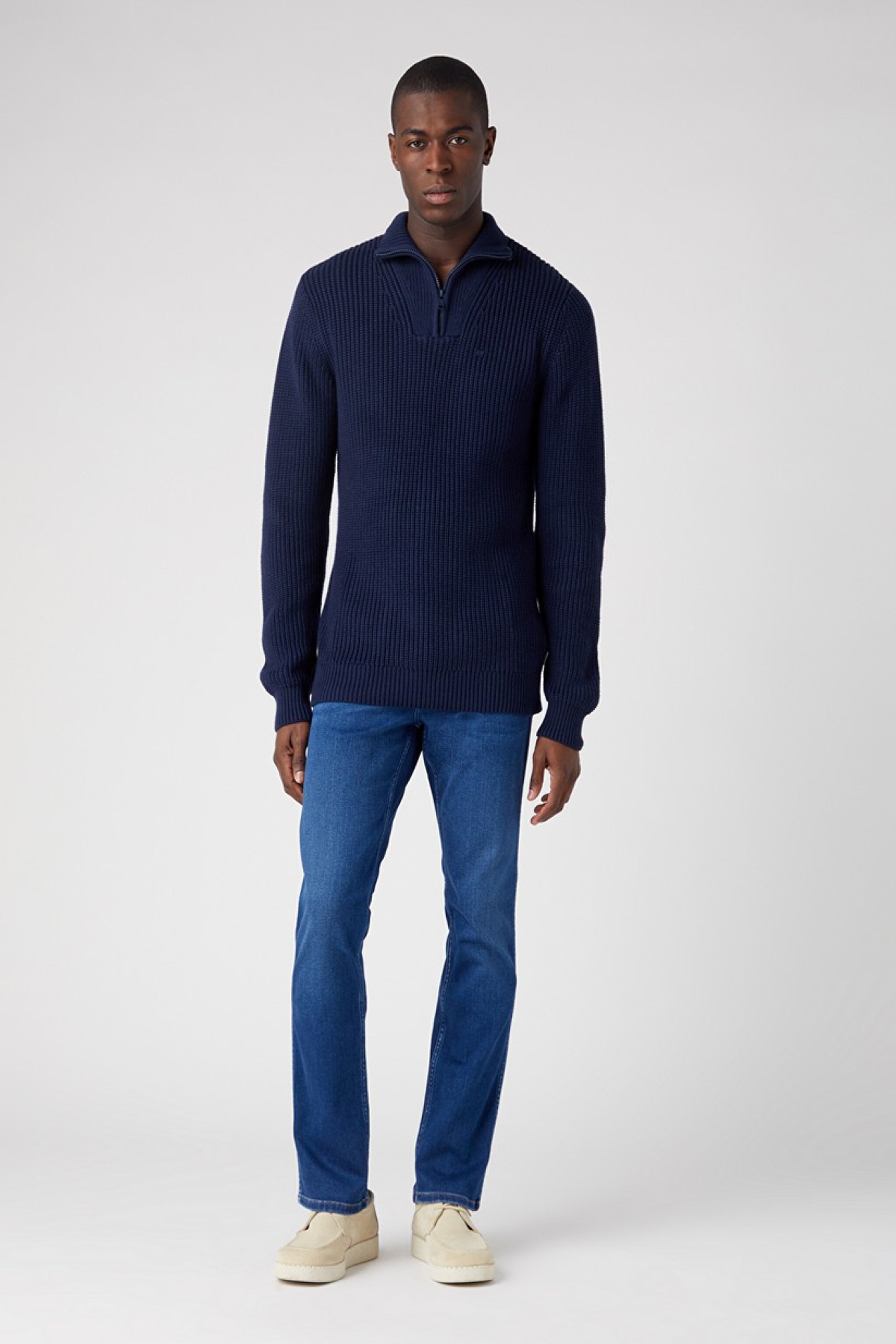 Regular Straight Fit Normal Kesim Düşük Bel Mavi Esnek Greensboro Jean Denim Kot Pantolon - Olympia-W15QMJ400 (görsel 2)