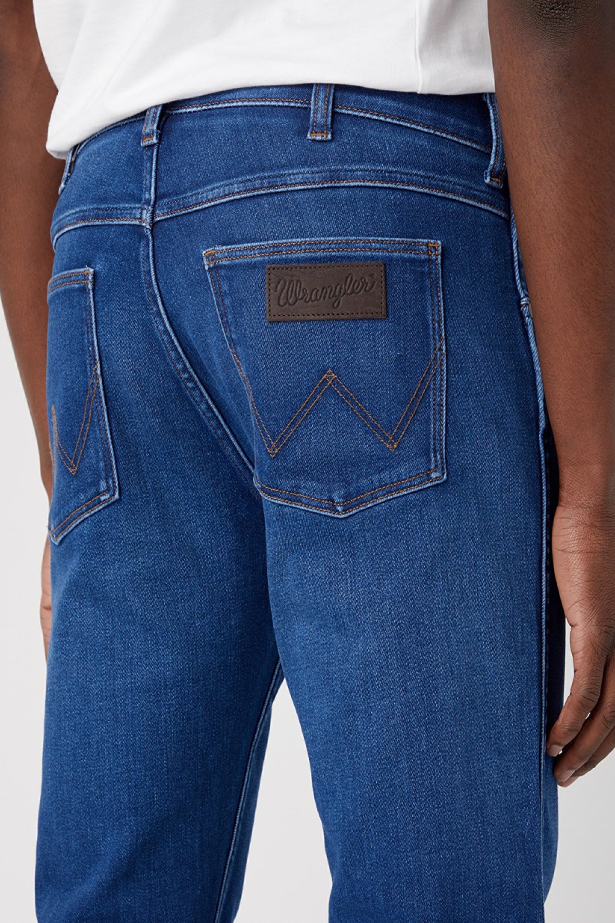Regular Straight Fit Normal Kesim Düşük Bel Mavi Esnek Greensboro Jean Denim Kot Pantolon - Olympia-W15QMJ400 (görsel 4)