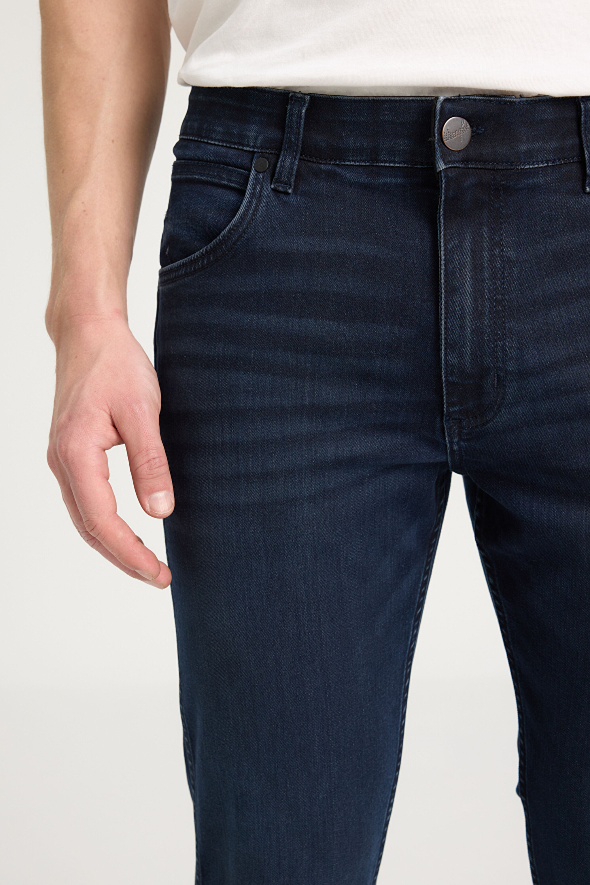 Regular Fit Normal Kesim Düşük Bel Düz Paça Lacivert Greensboro Jean Kot Pantolon - Crown Blue-W15QMN398 (görsel 3)