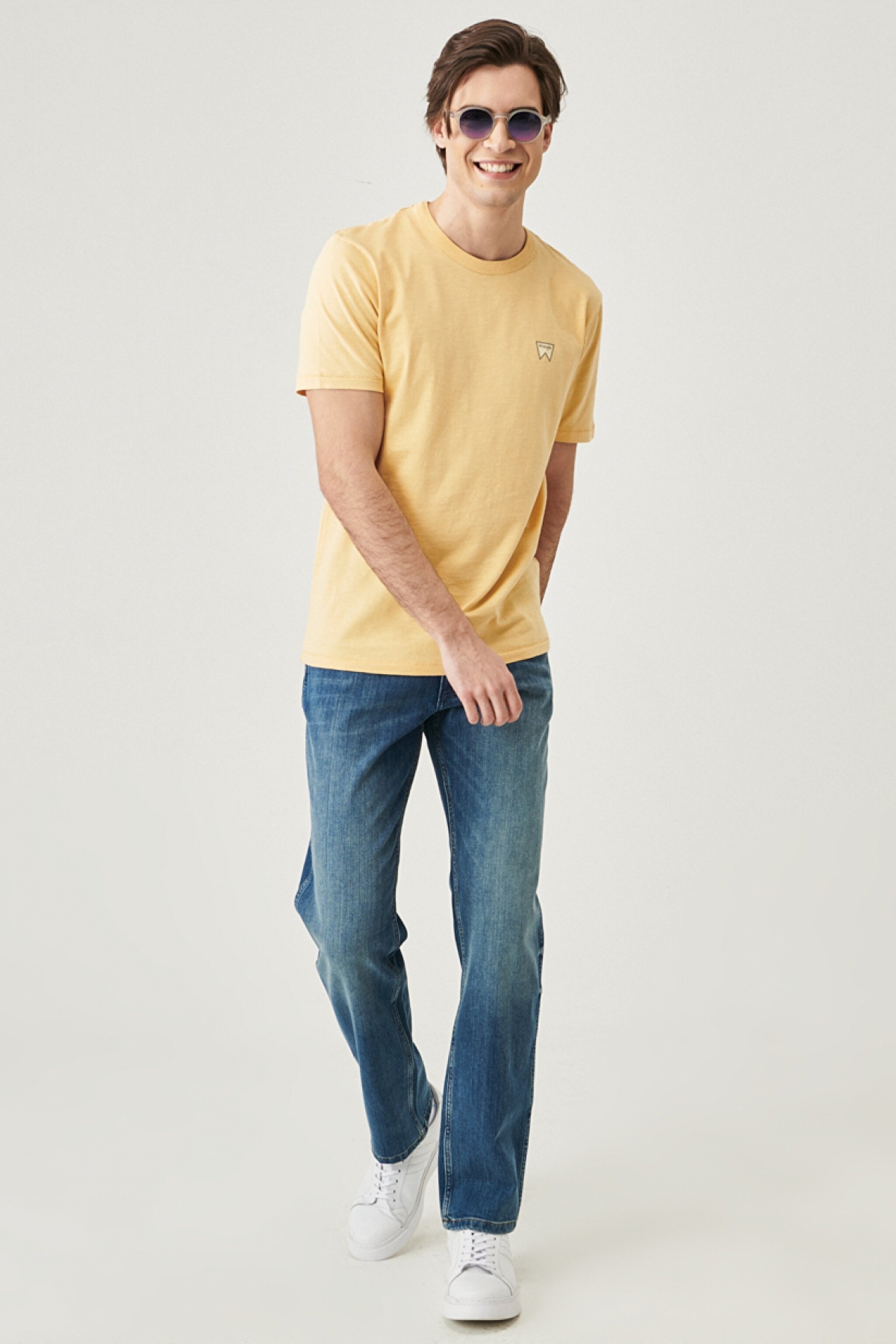 Greensboro Regular Straight Fit Düşük Bel Denim Esnek Jean Kot Pantolon - Green Twist-W15QXP409 (görsel 2)