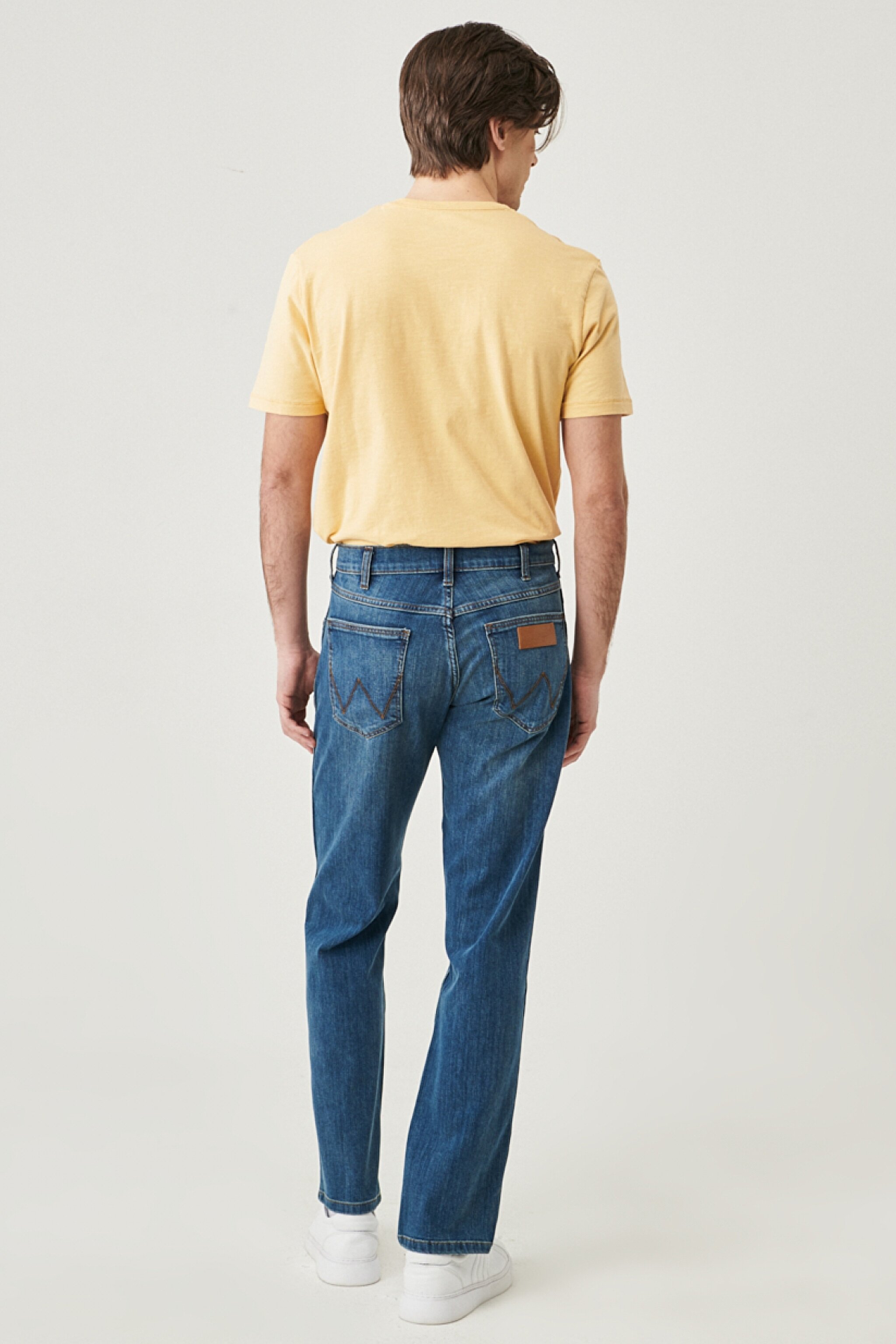 Greensboro Regular Straight Fit Düşük Bel Denim Esnek Jean Kot Pantolon - Green Twist-W15QXP409 (görsel 7)