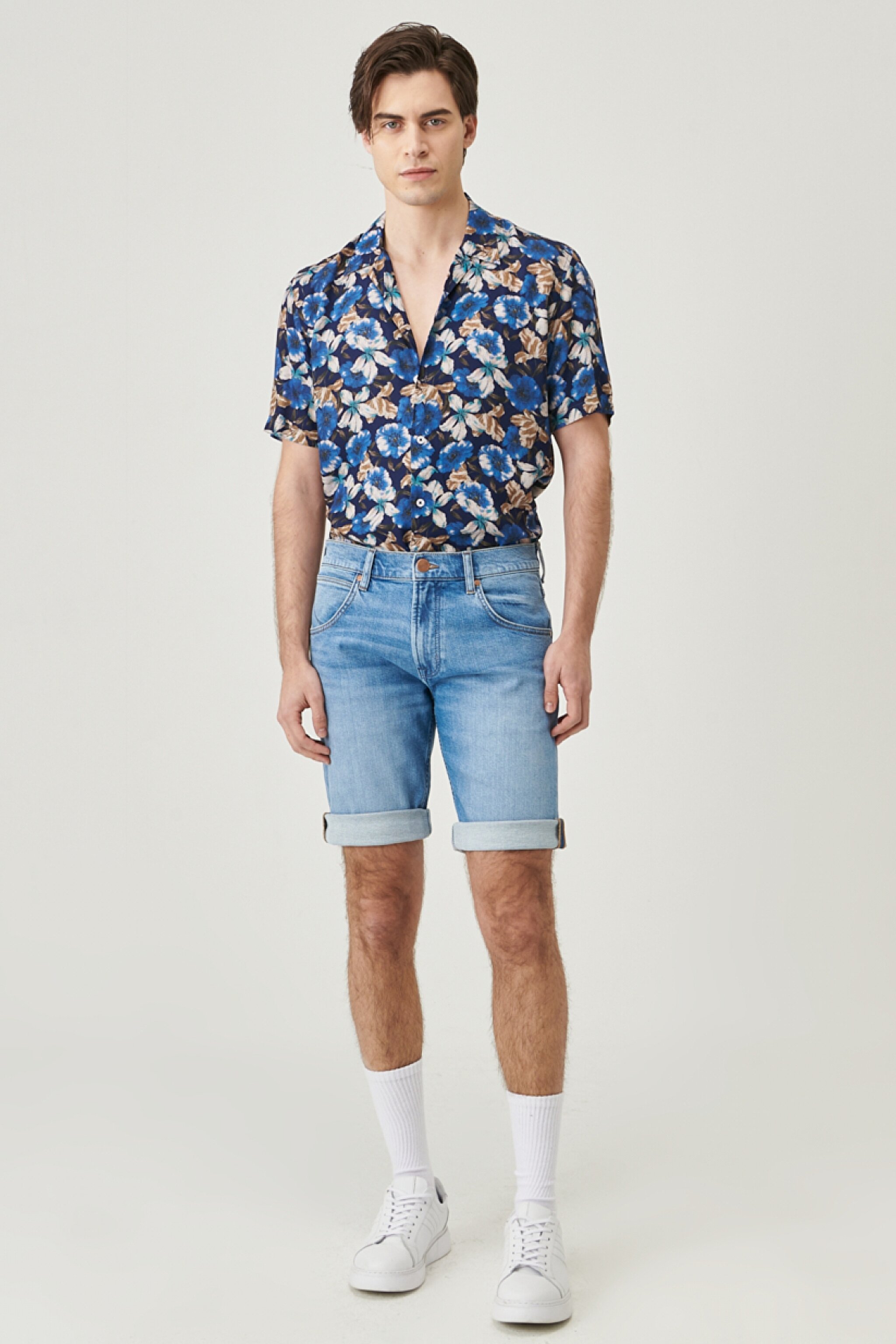 Regular Fit Rahat Kesim Esnek Denim Jean Şort - Blue Boss-W15VYL29R (görsel 3)