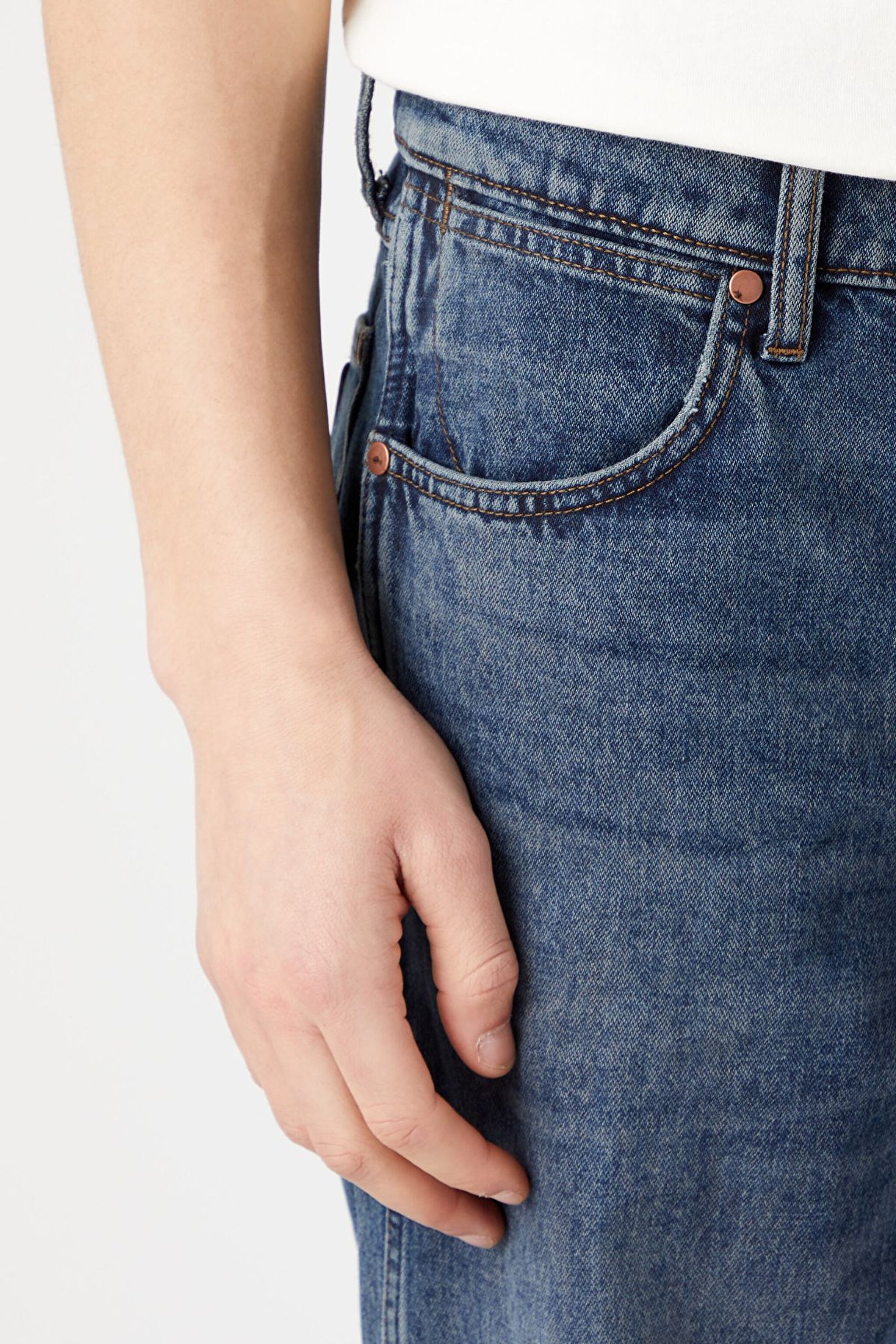 Redding Loose Fit Rahat Kesim Düşük Bel Esnek Jean Kot Pantolon - Indigo Clay-W16X79152 (görsel 5)