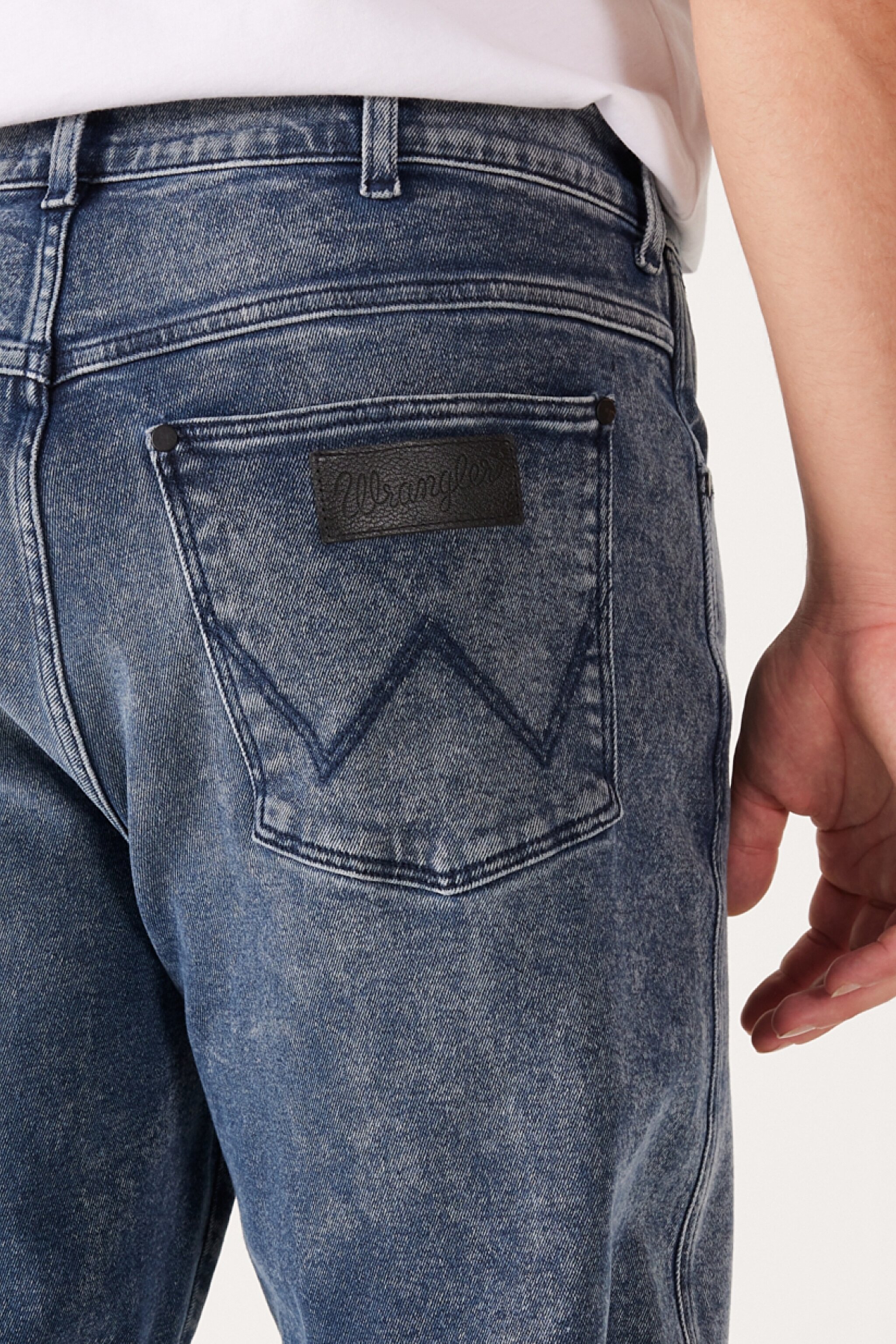 Loose Fit Rahat Kesim Düşük Bel Açık Mavi Esnek Redding Jean Denim Kot Pantolon - Moon Rock-W16XMI157 (görsel 5)