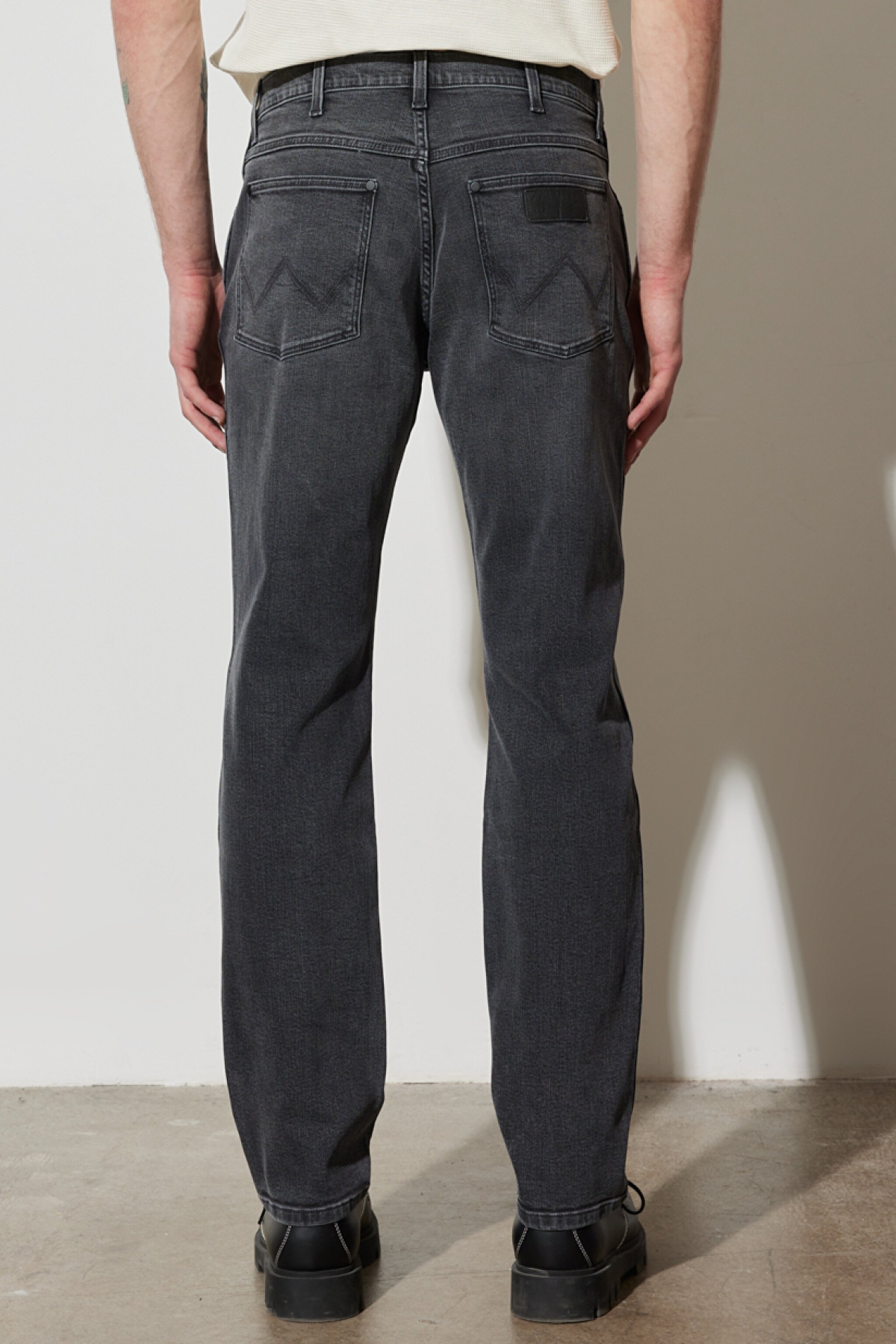 River Fit Dar Kesim Normal Bel Esnek Jean Kot Pantolon - Blackout-W17T29Z79 (görsel 7)