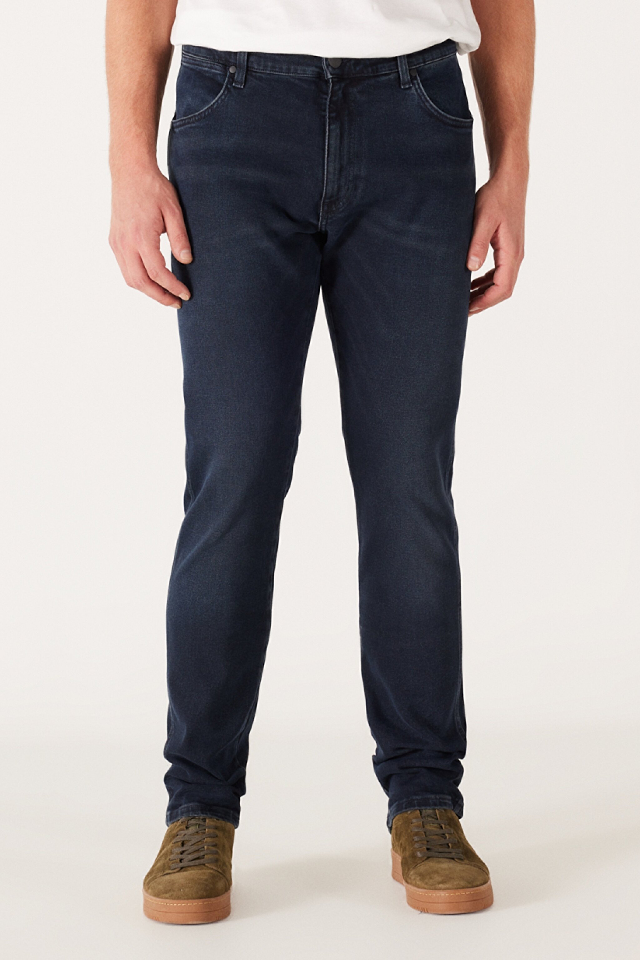 River Regular Fit Normal Kesim Normal Bel Koyu Mavi Esnek Jean Kot Pantolon