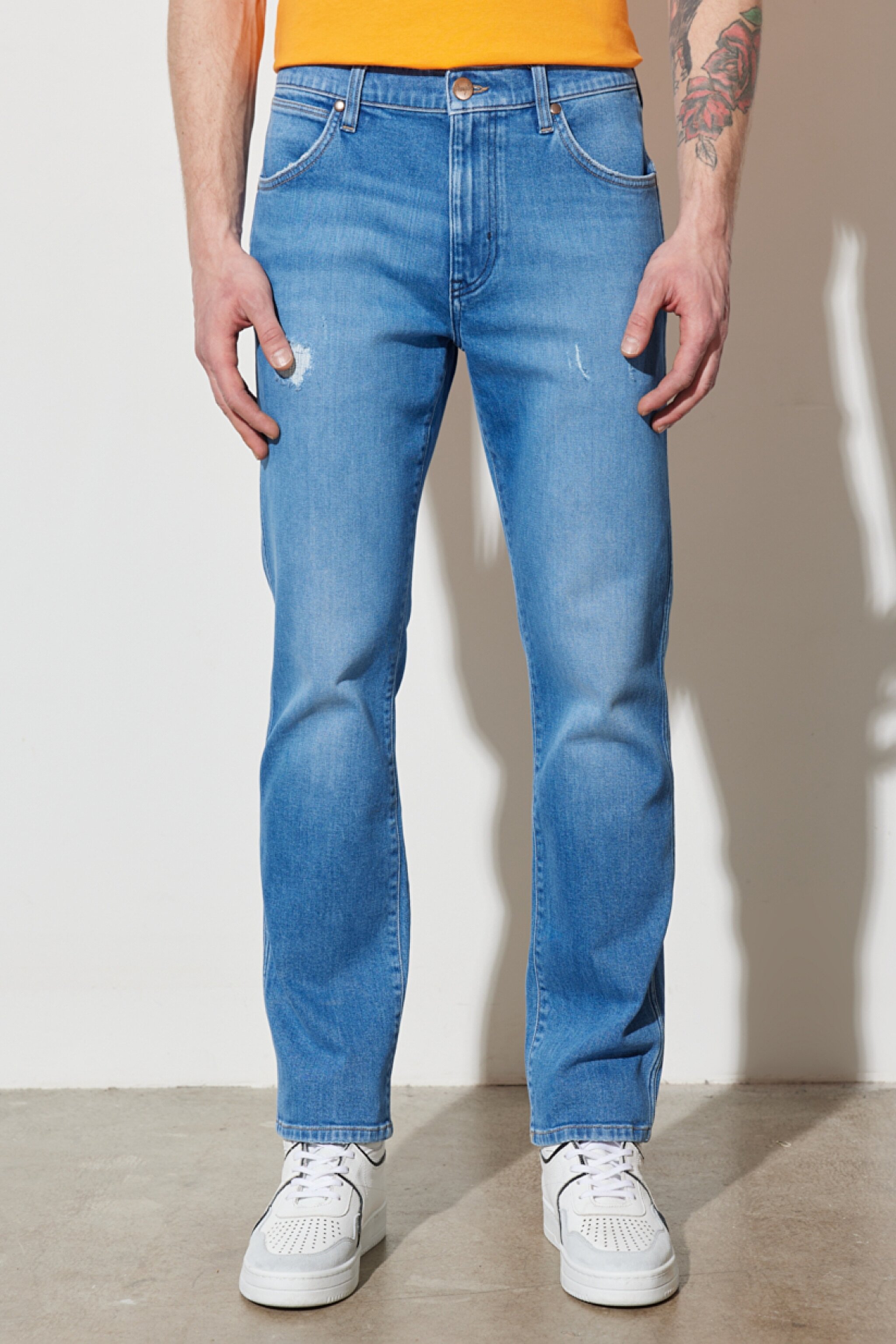Larston Slim Fit Dar Kesim Düşük Bel Mavi Esnek Jean Kot Pantolon