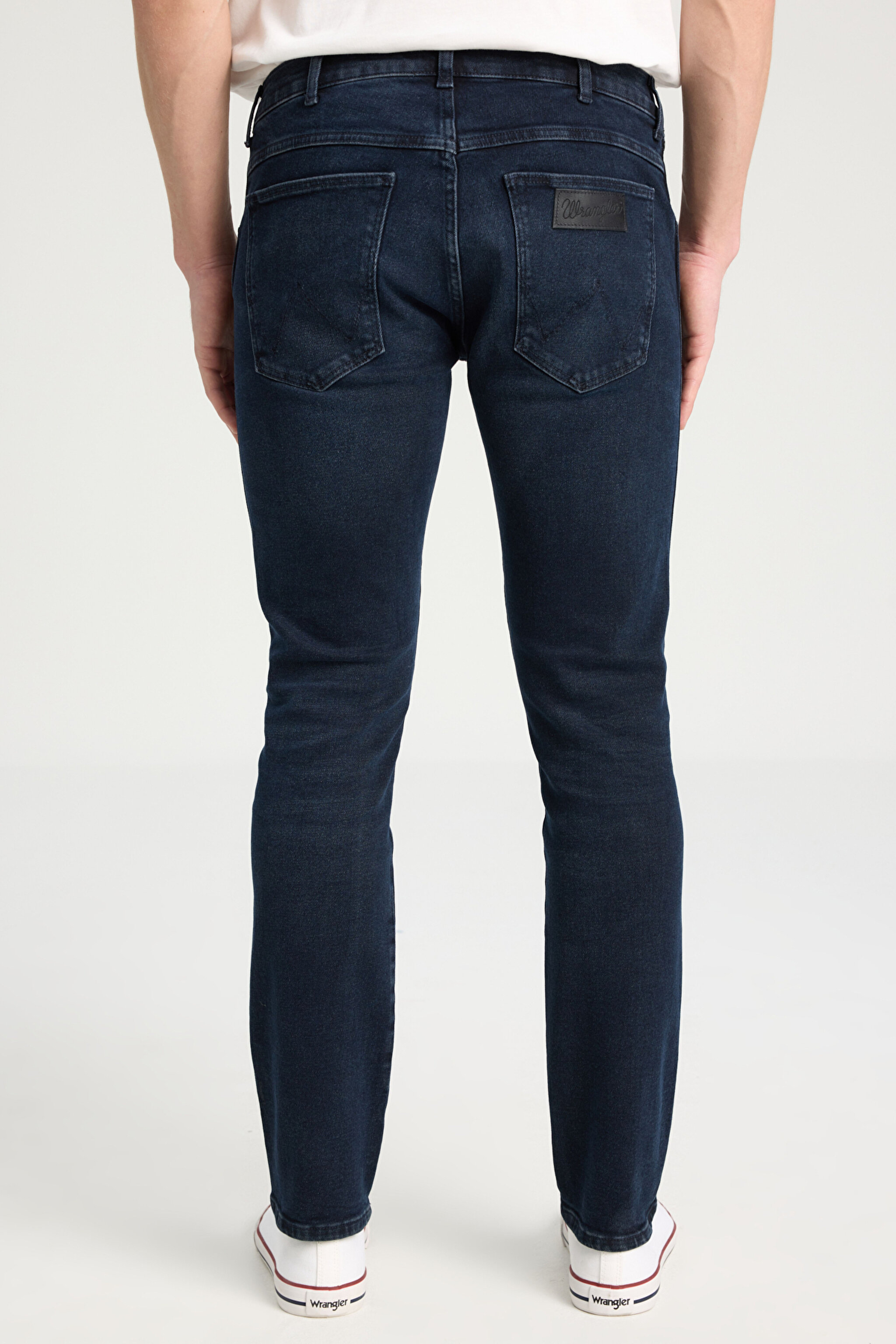 Larston Slim Fit Dar Kesim Düşük Bel Lacivert Esnek Jean Kot Pantolon - Dusky Night-W18S032299 (görsel 5)