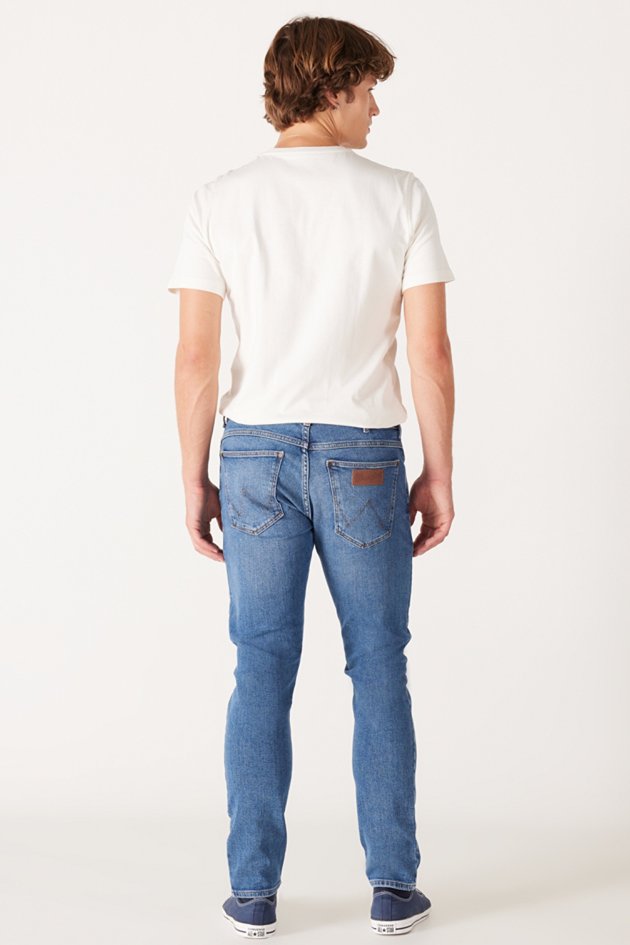 Larston Slim Fit Dar Kesim Düşük Bel Mavi Esnek Jean Kot Pantolon - Be Cool-W18S033Z91 (görsel 5)