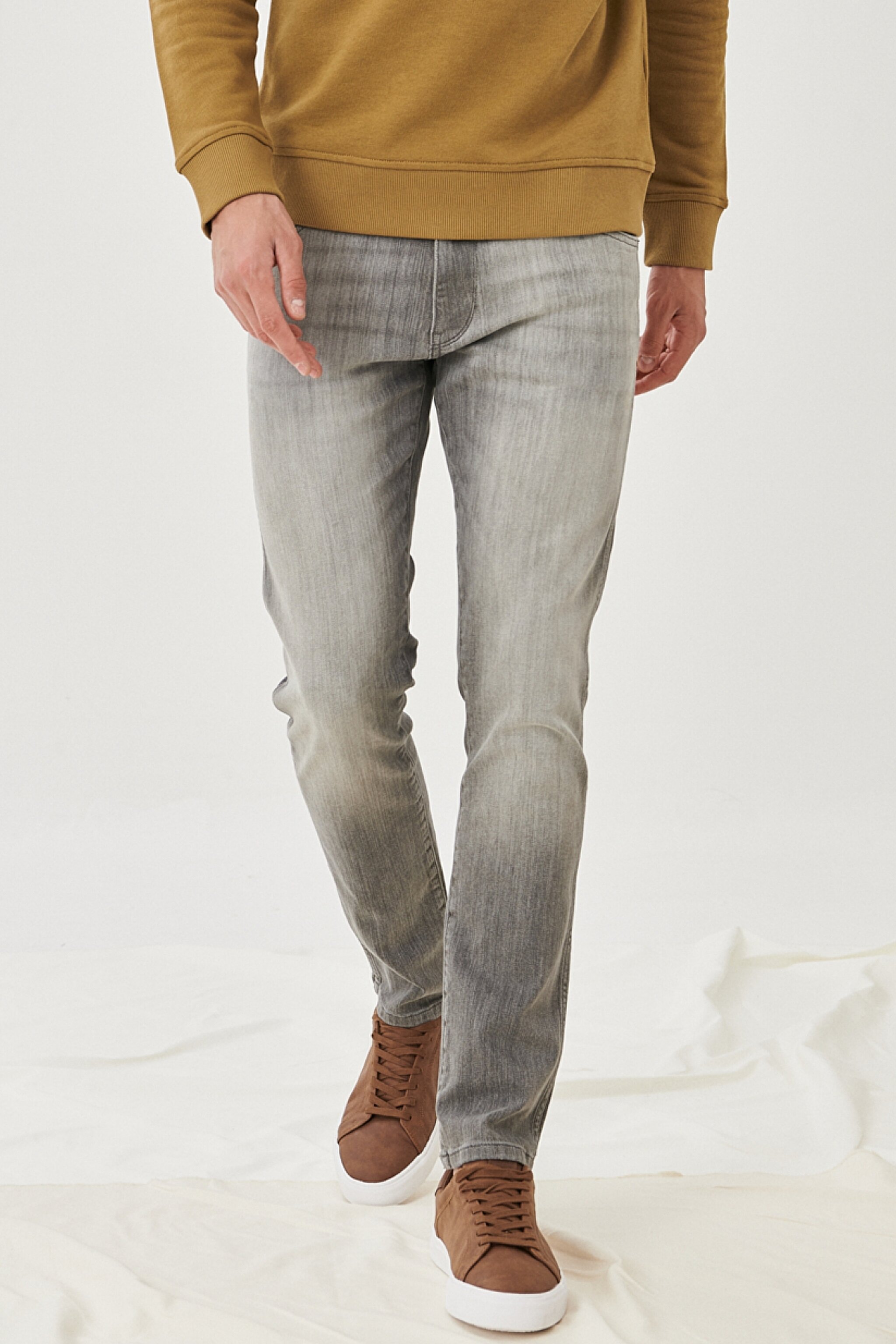 Larston Slim Fit Düşük Bel Denim Esnek Jean Kot Pantolon