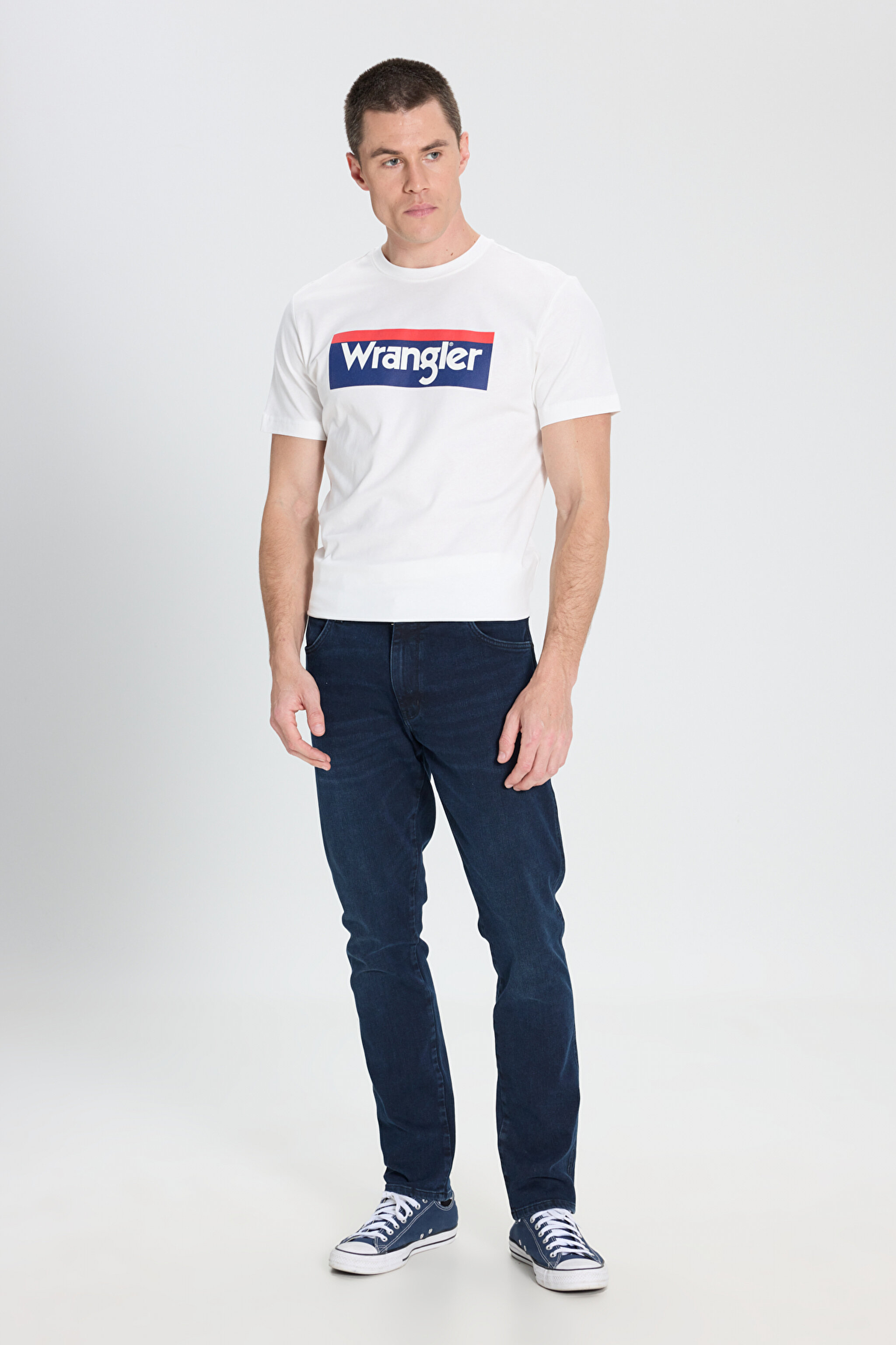 Slim Fit Dar Kesim Düşük Bel Normal Paça Larston Lacivert Esnek Jean Denim Pantolon - Midnight Rodeo-W18S4014805 (görsel 2)