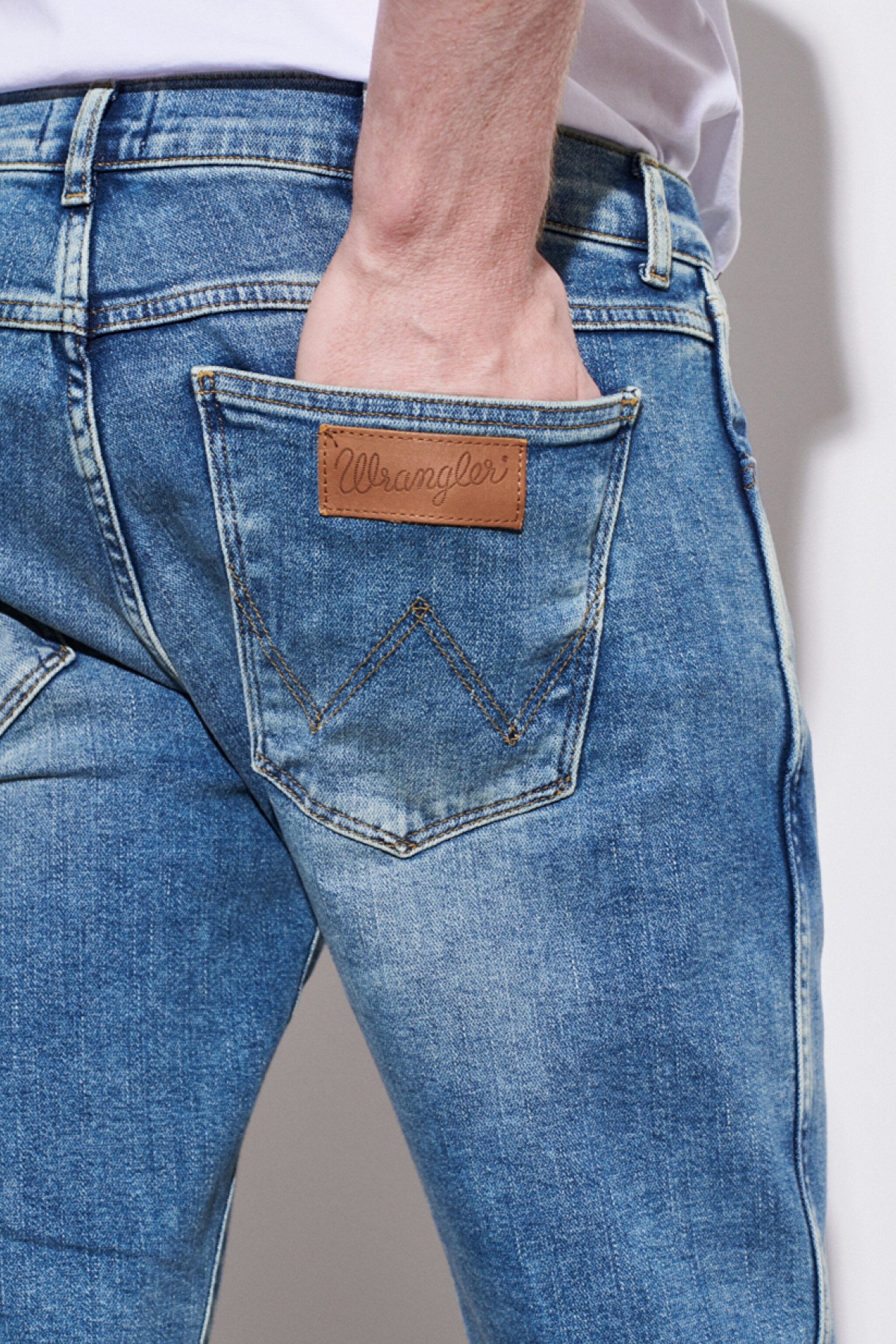 Larston Slim Fit Dar Kesim Düşük Bel Esnek Jean Kot Pantolon - Blue-W18S5936A (görsel 6)
