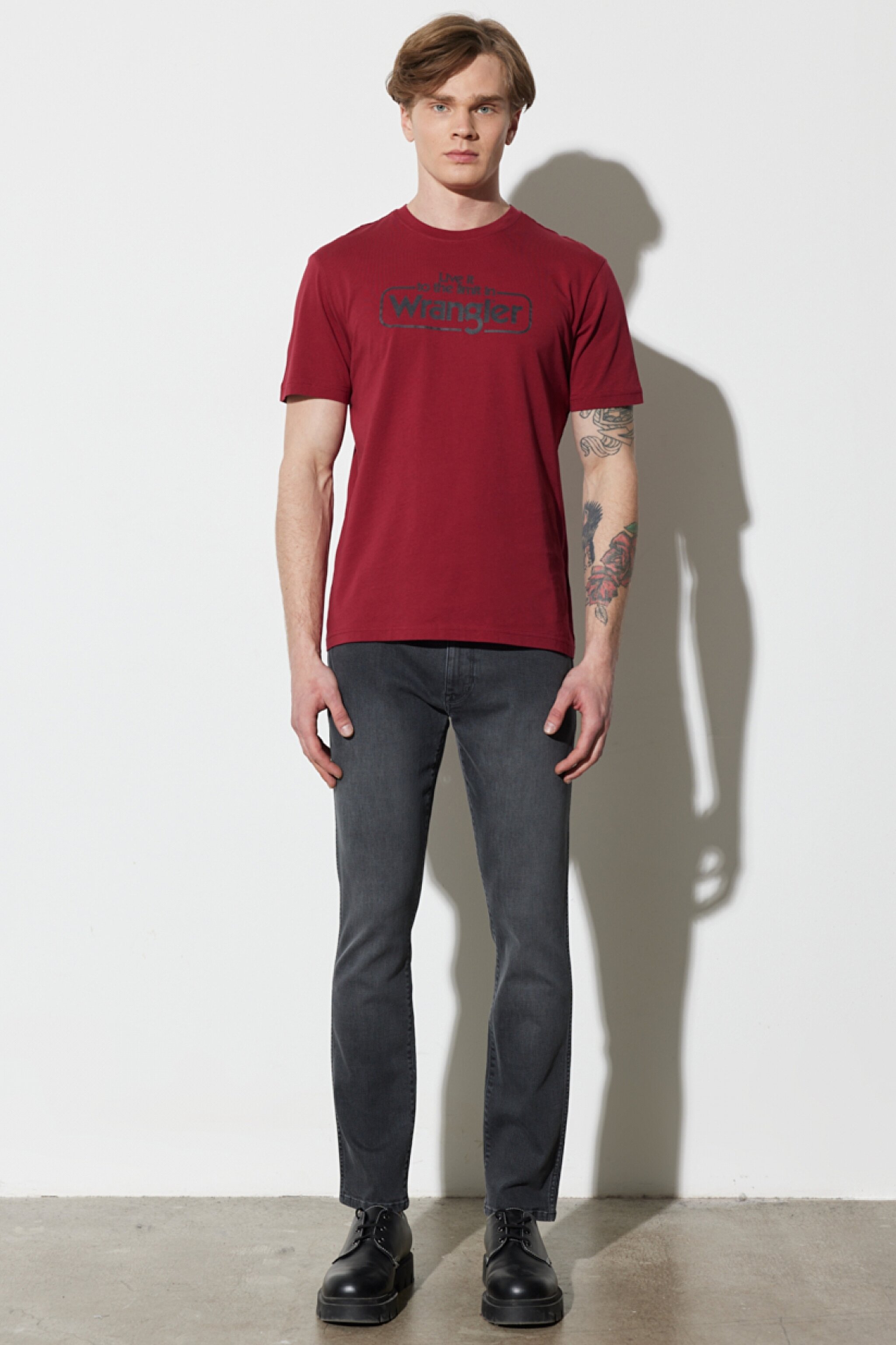 Larston Slim Fit Dar Kesim Düşük Bel Esnek Jean Kot Pantolon - Ashes-W18SBY43A (görsel 3)