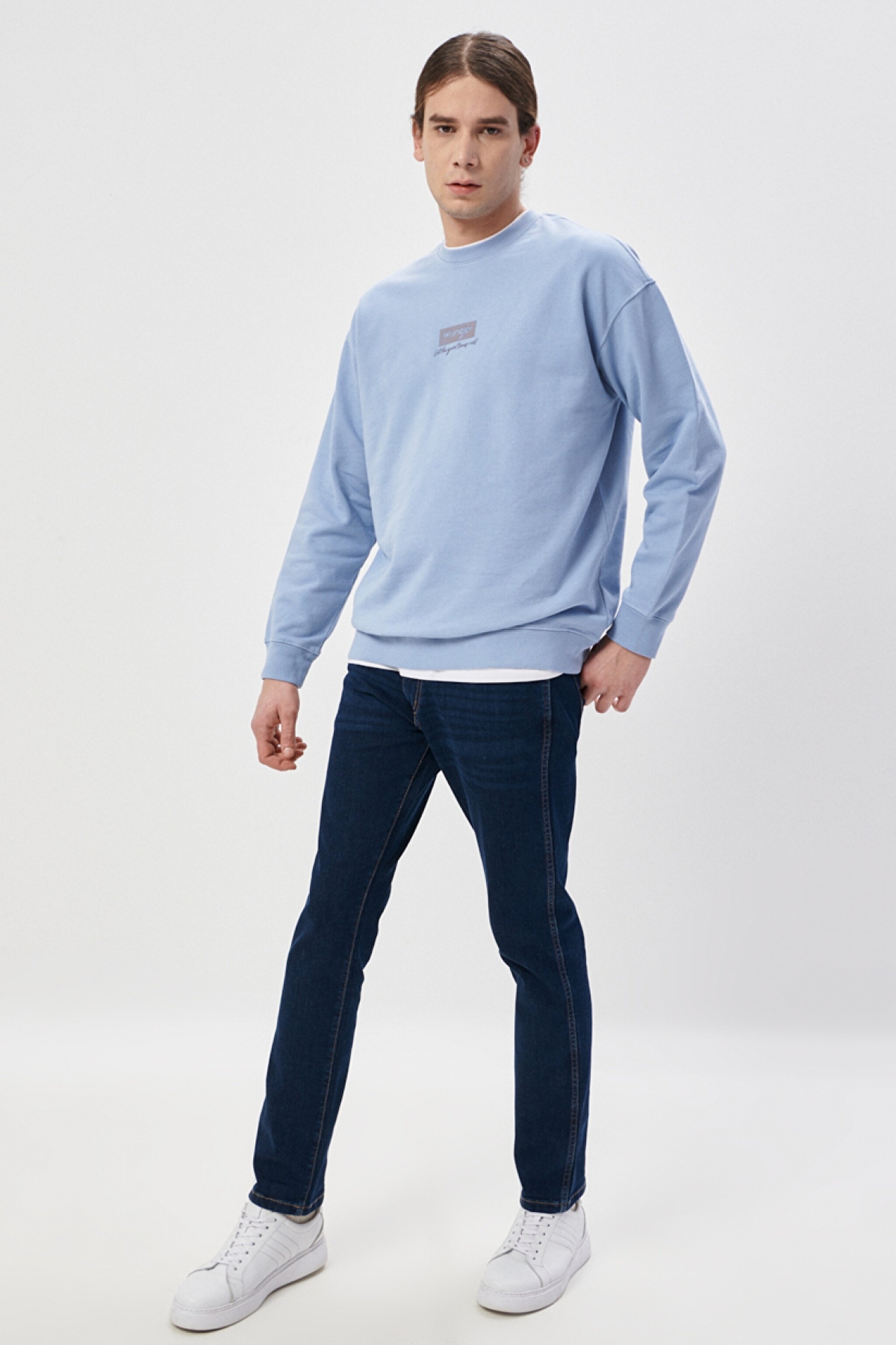 Larston Slim Tapered Dar Kesim Düşük Bel Esnek Jean Kot Pantolon - Dark Tint-W18SXL374 (görsel 2)